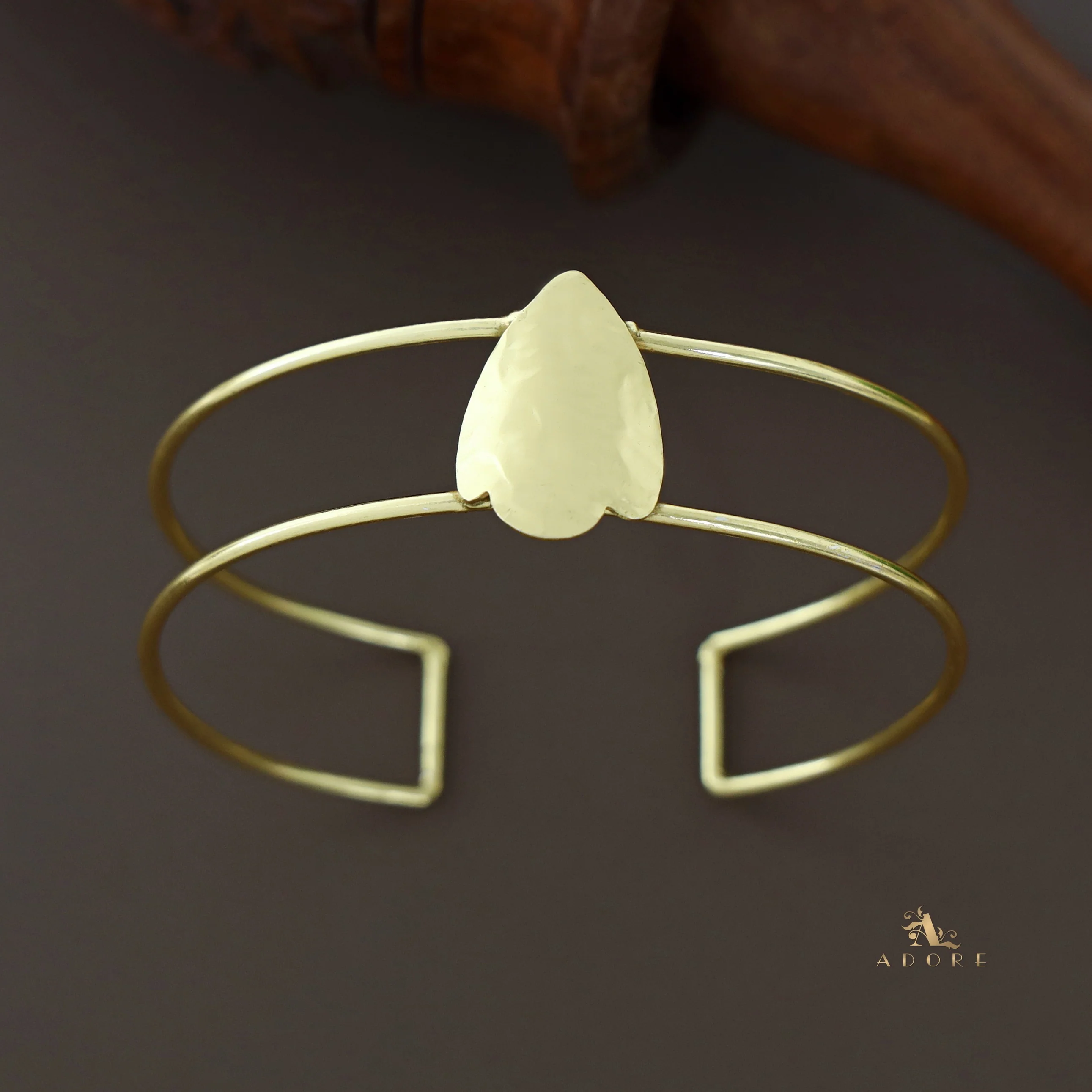 Golden Plated Shield Bangle - Image 2