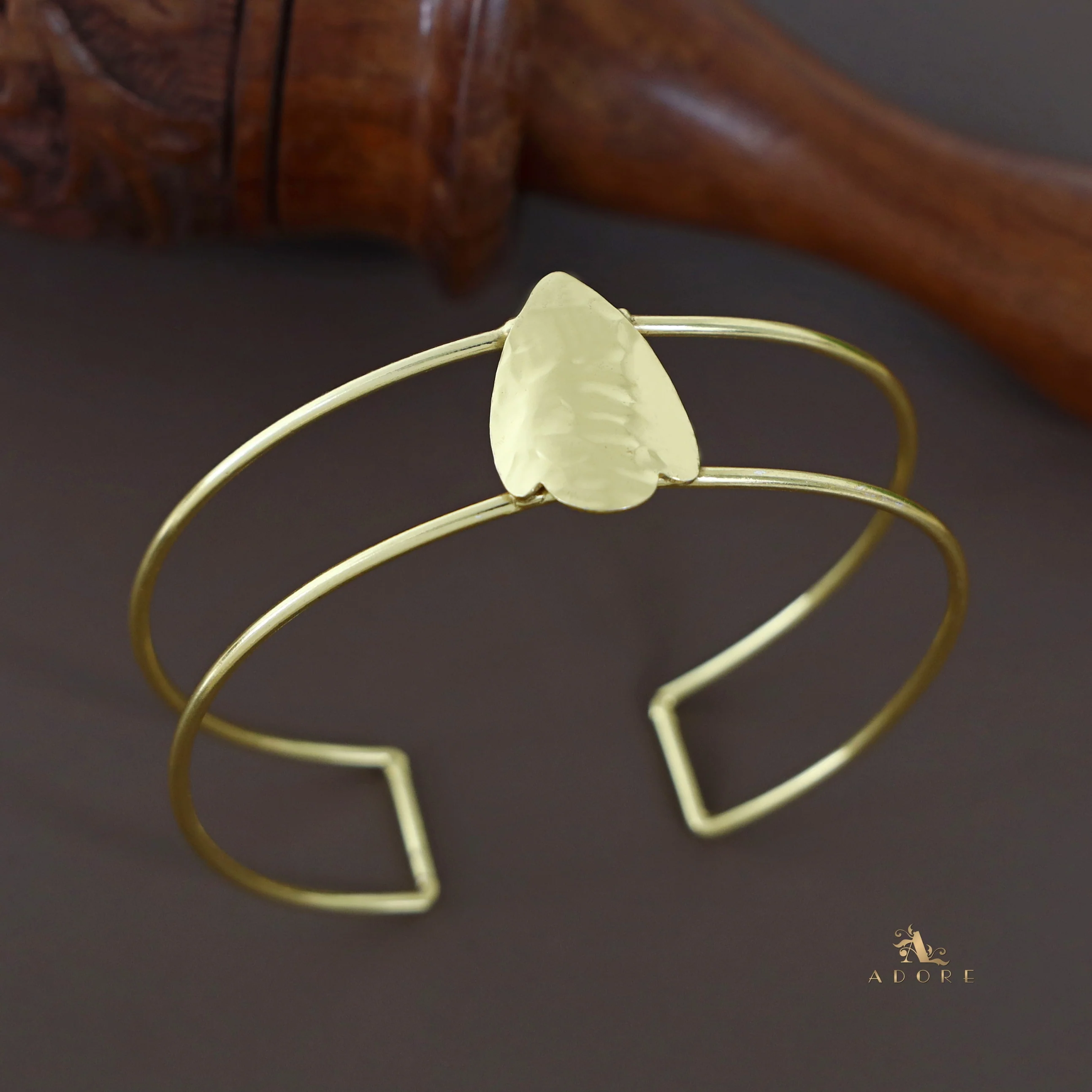 Golden Plated Shield Bangle - Image 3