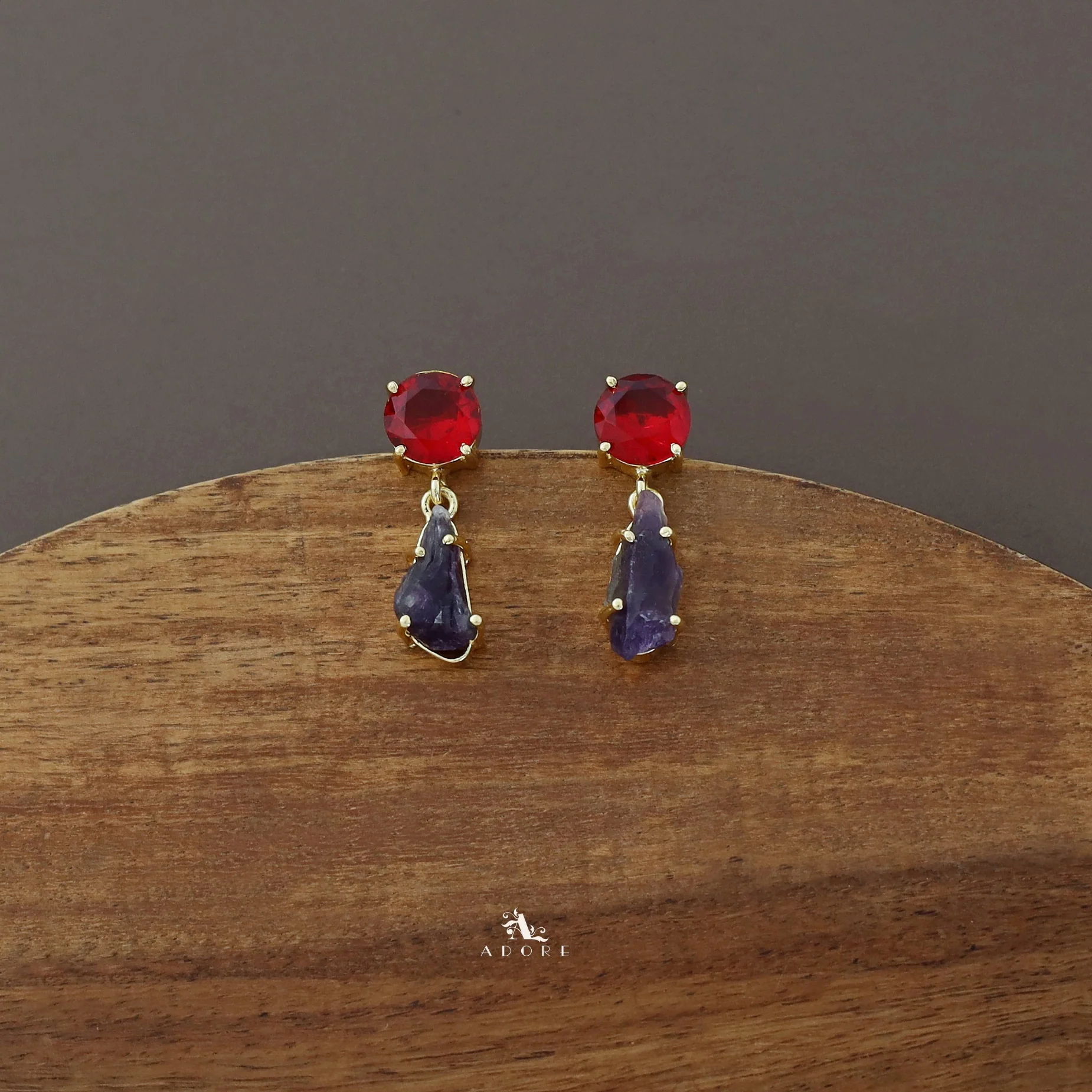 Raw Stone + Glossy Claw Neckpiece With Earring - Image 7