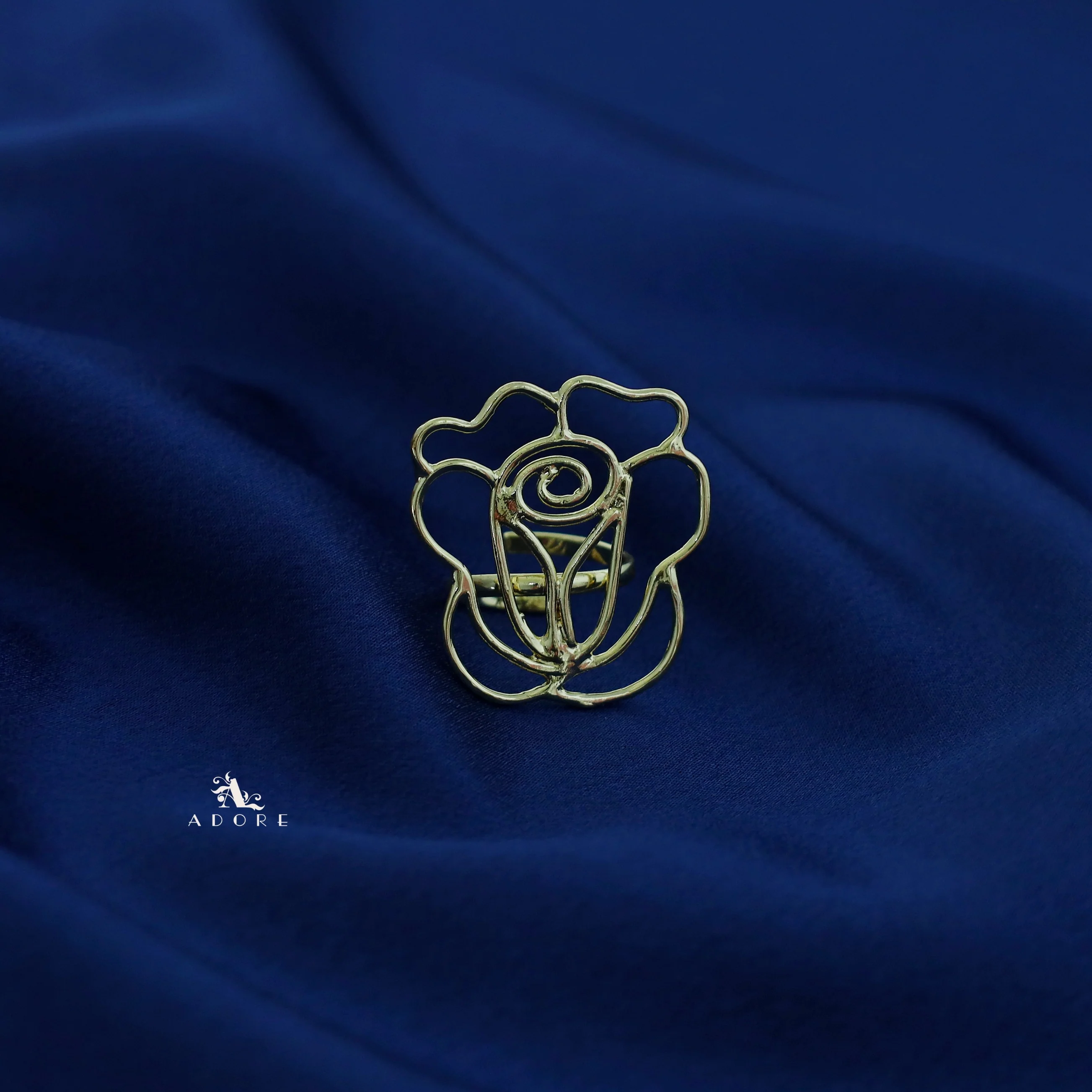 Golden Rose Bud Ring - Image 2