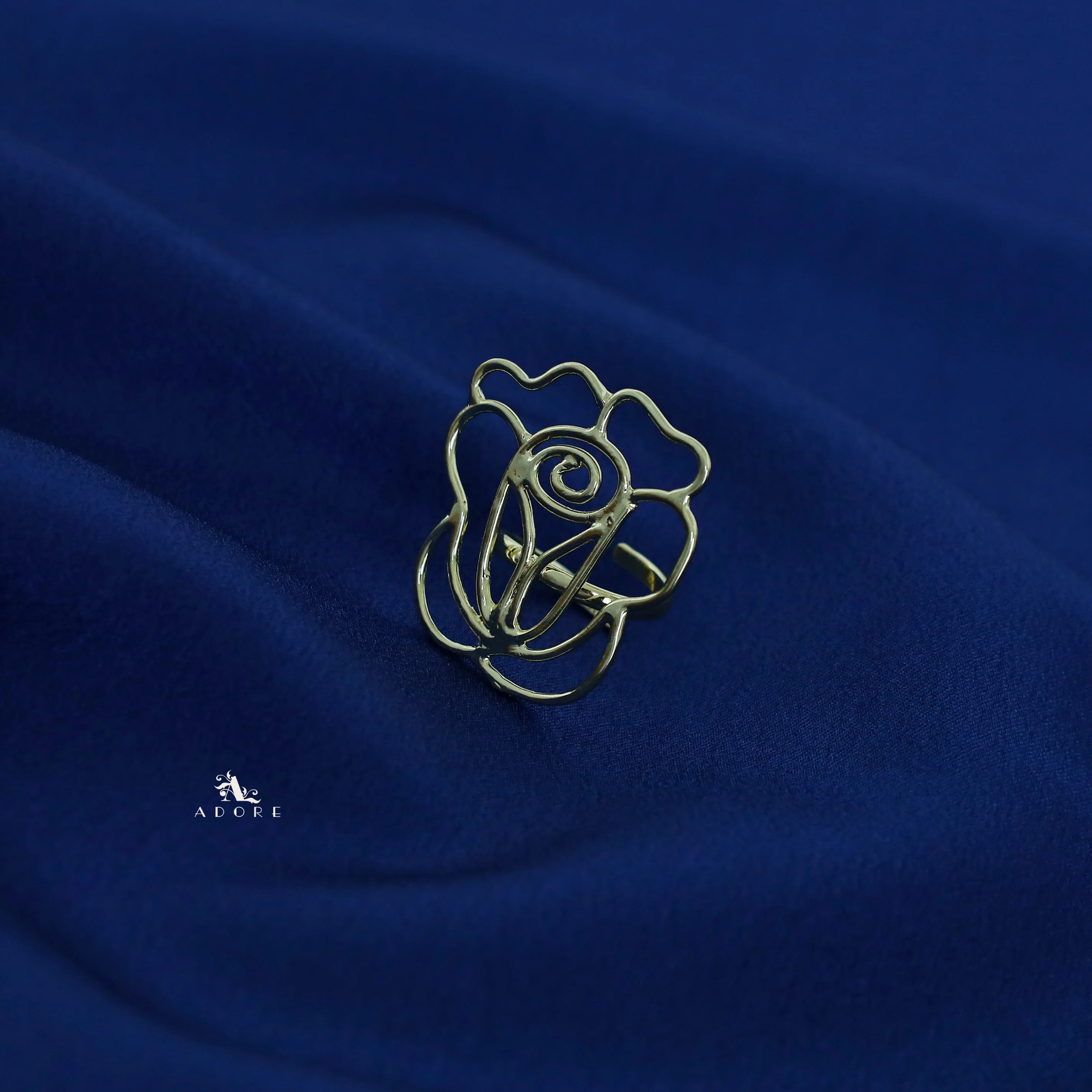 Golden Rose Bud Ring - Image 3