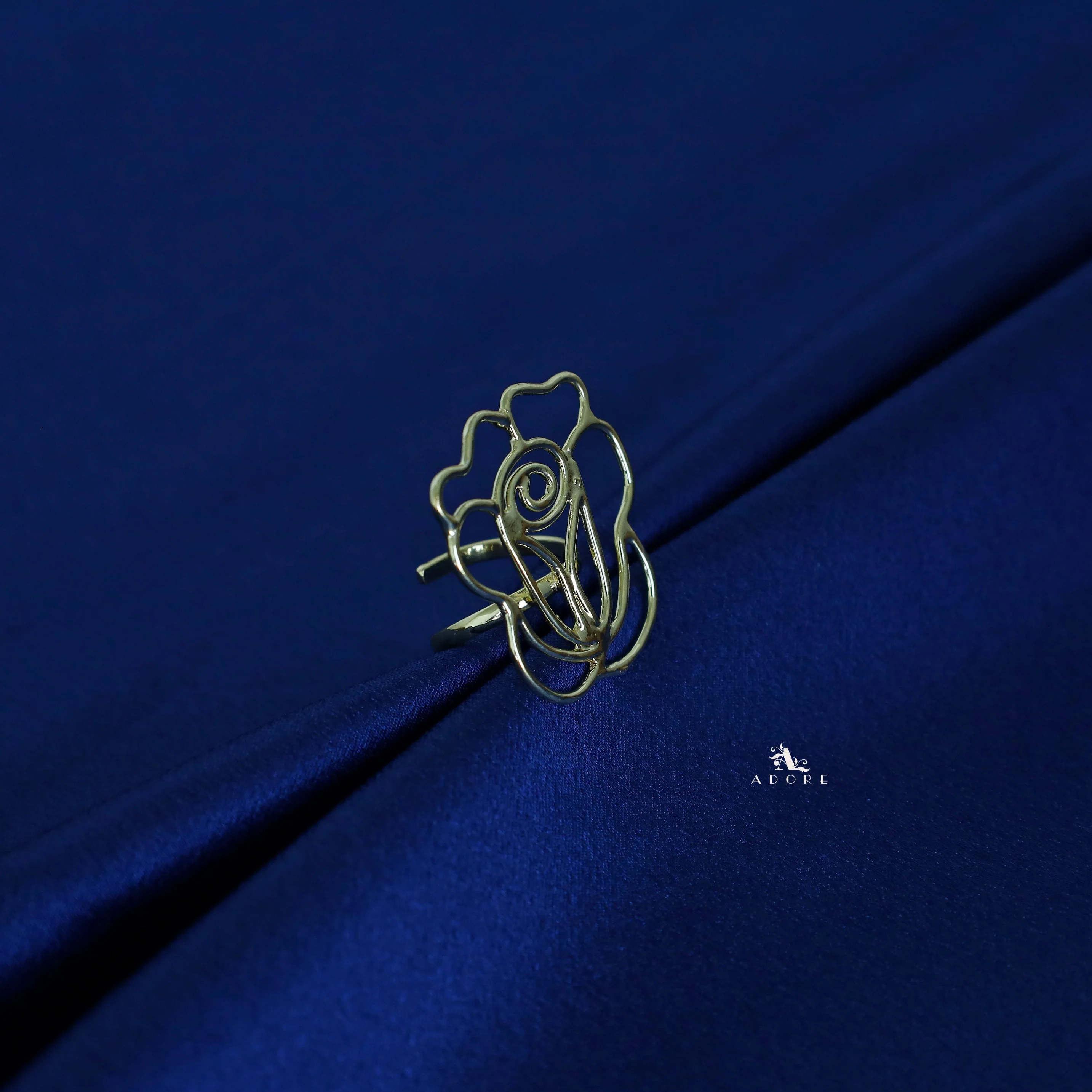 Golden Rose Bud Ring - Image 4