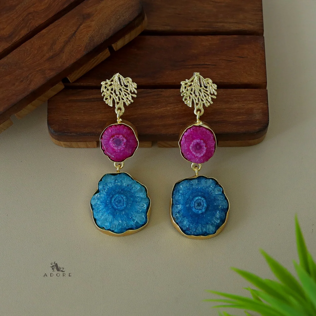 Golden Rootsa Solar Agate Earring - Image 18