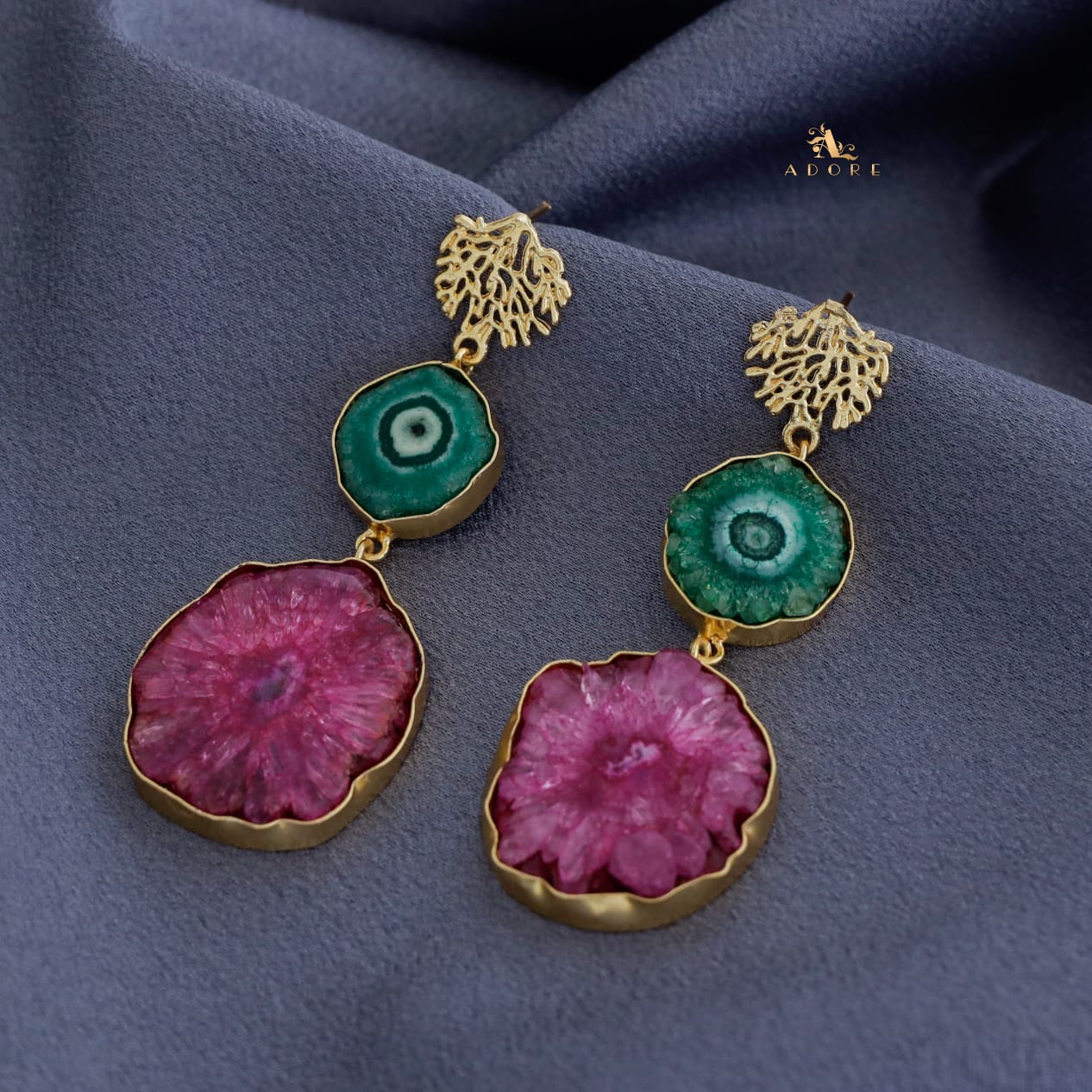 Golden Rootsa Solar Agate Earring - Image 26