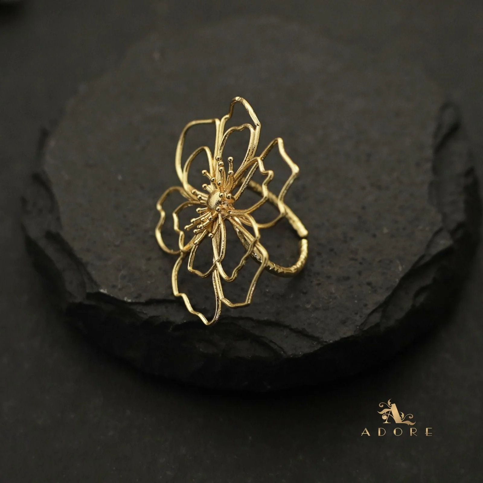 Golden Rosline Ring - Image 5