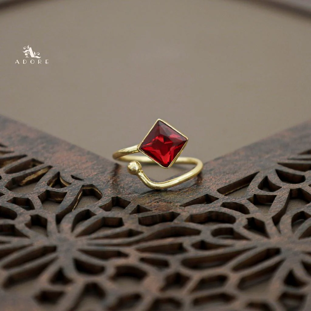 Golden Single Stone Diamond Ring - Image 20