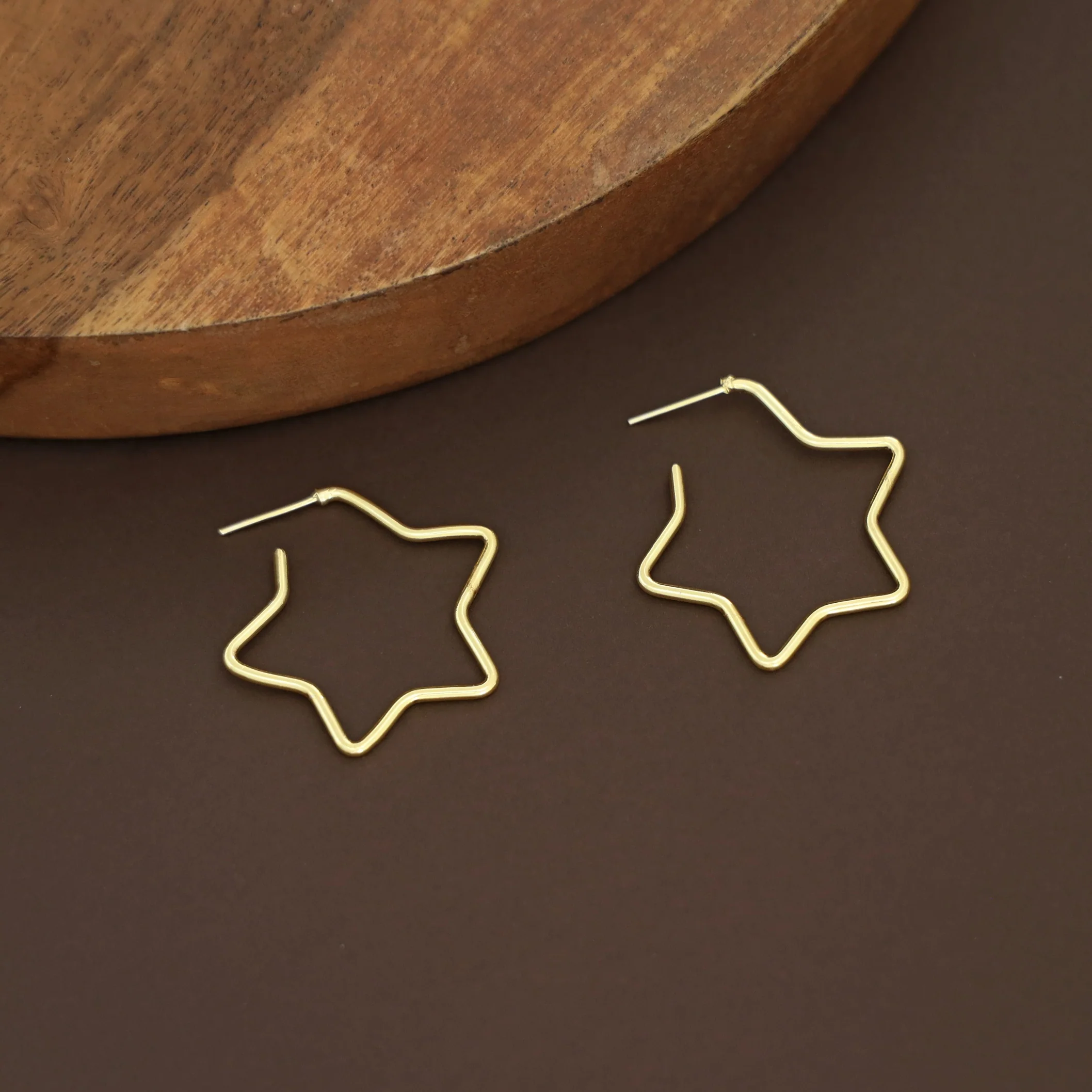 Golden Starry Hoop - Image 2