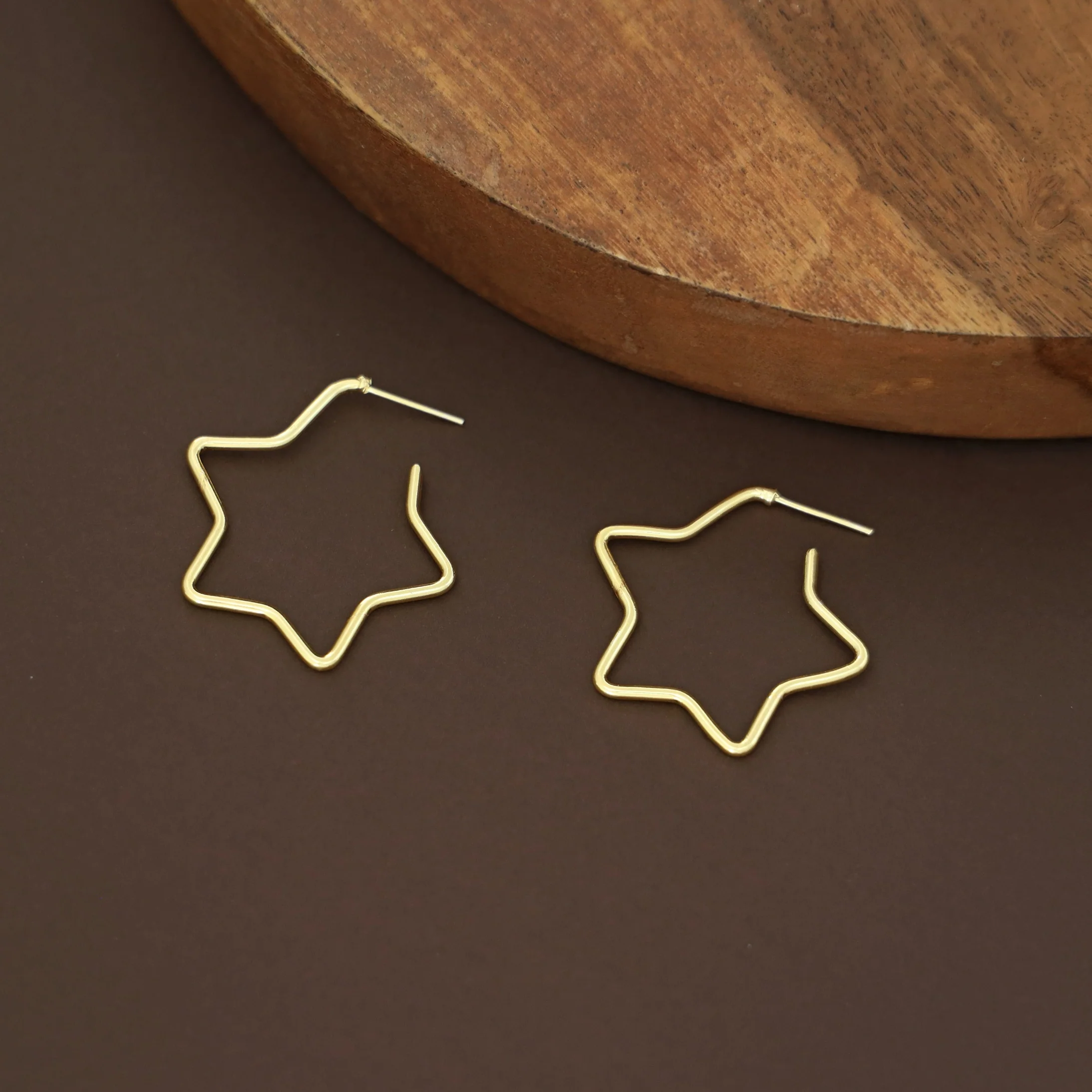 Golden Starry Hoop - Image 3