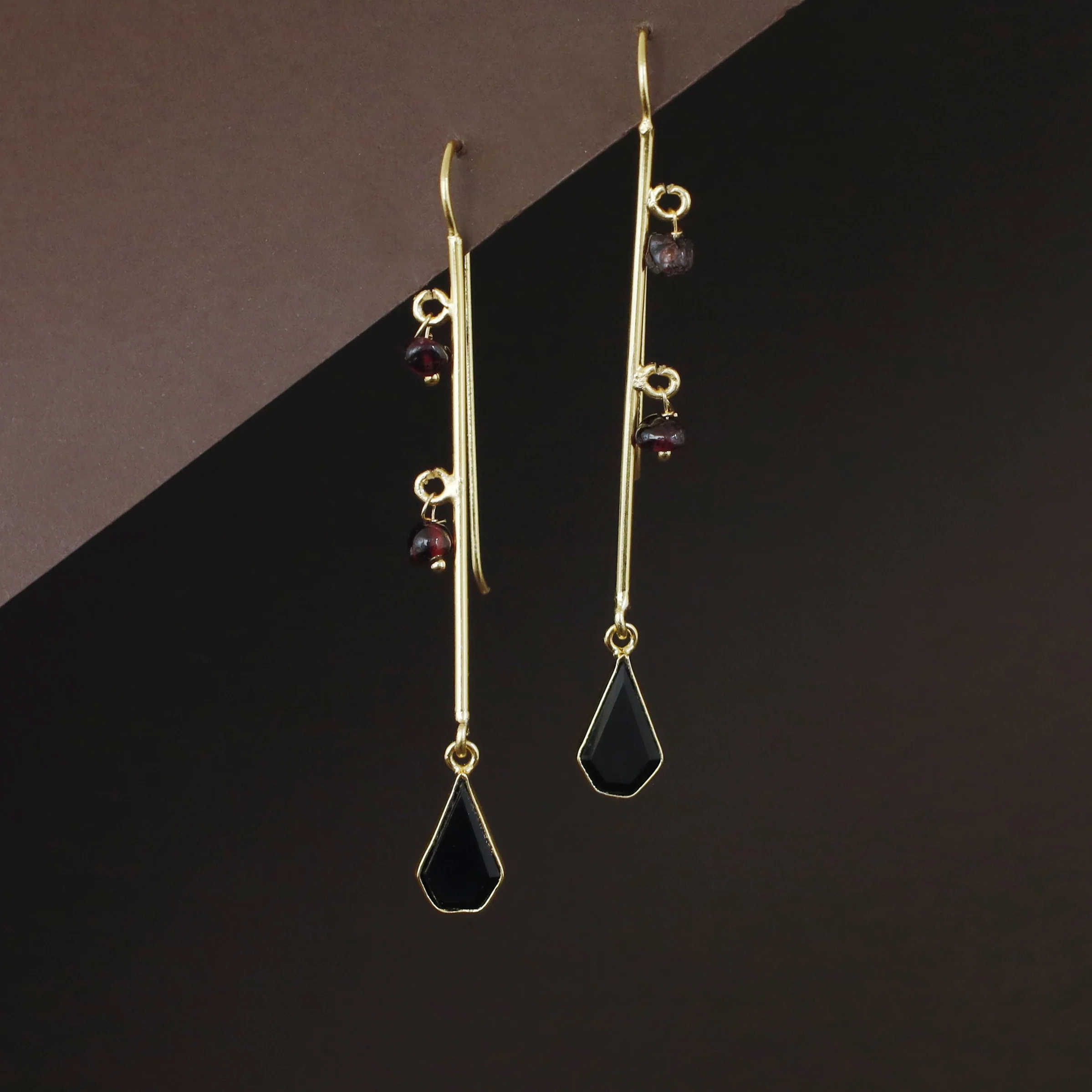 Rhoda Golden Stick Dual Bead Glossy Drop - Image 4
