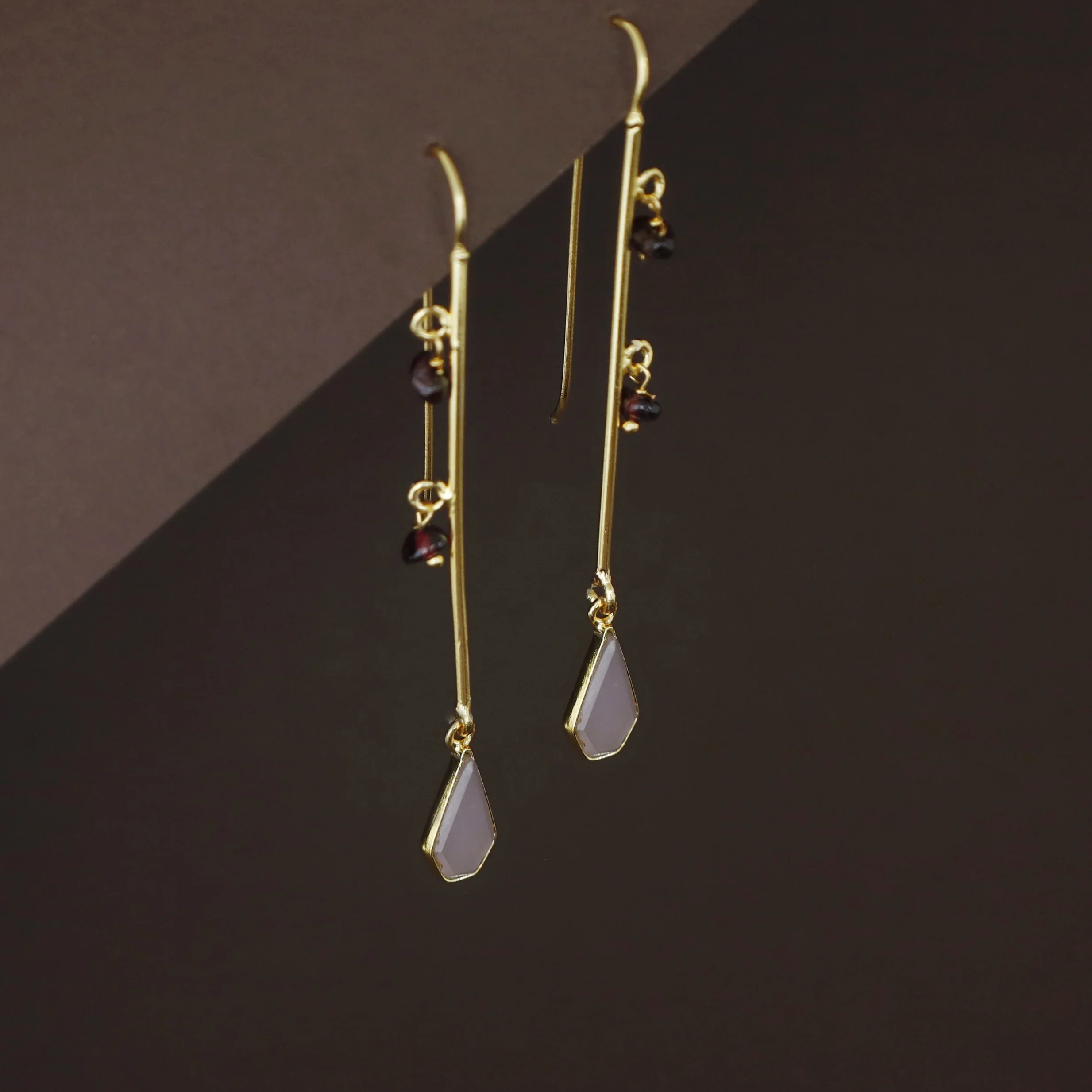 Rhoda Golden Stick Dual Bead Glossy Drop - Image 5