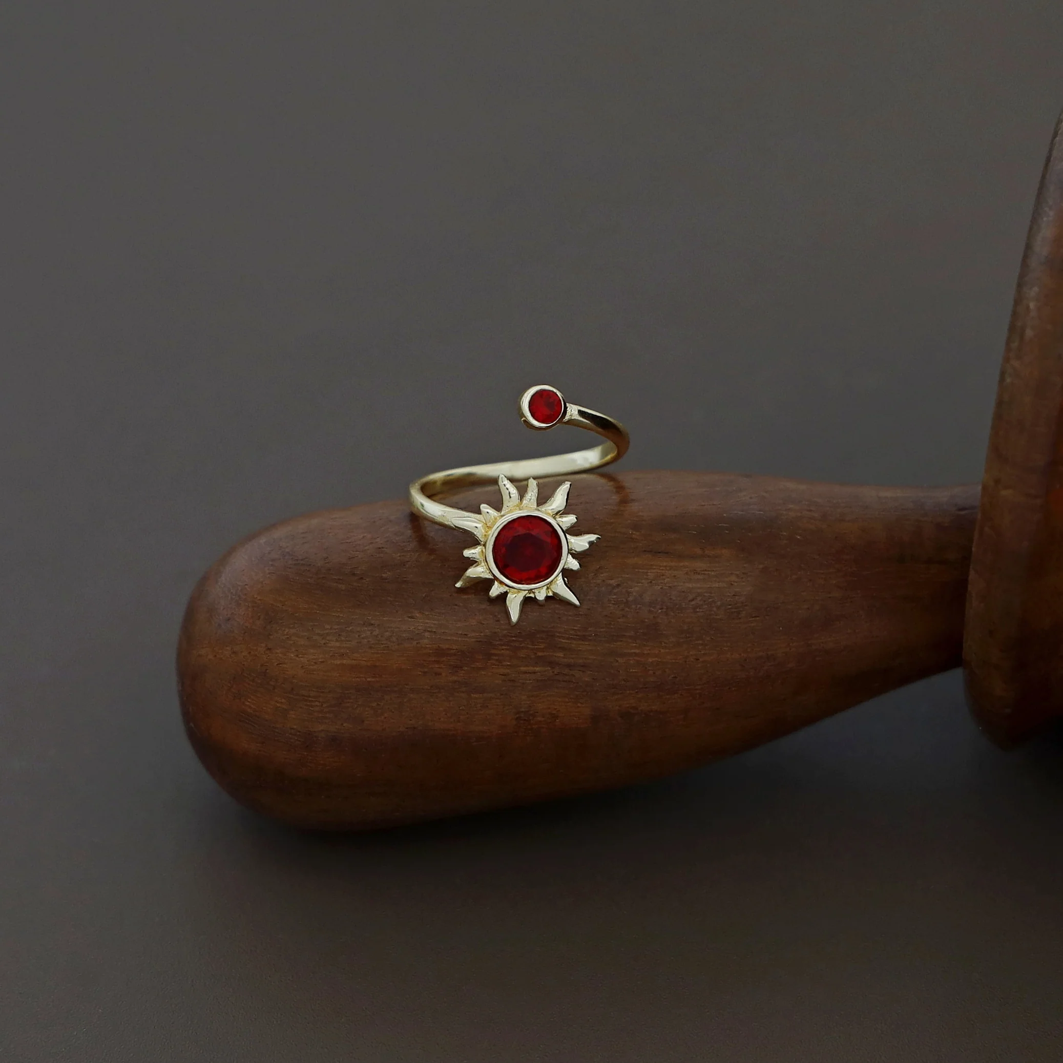 Golden Sun Glossy Ring - Image 7