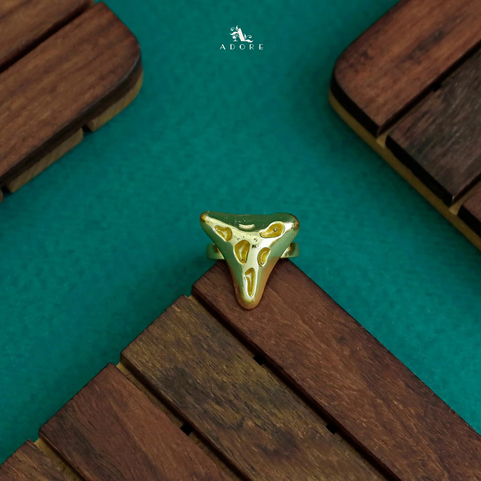 Golden Textured Triangle Combo - Image 5