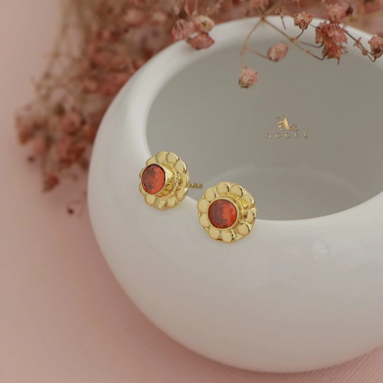 Hale Flower Glossy Round Stud (5 mm) - Image 11