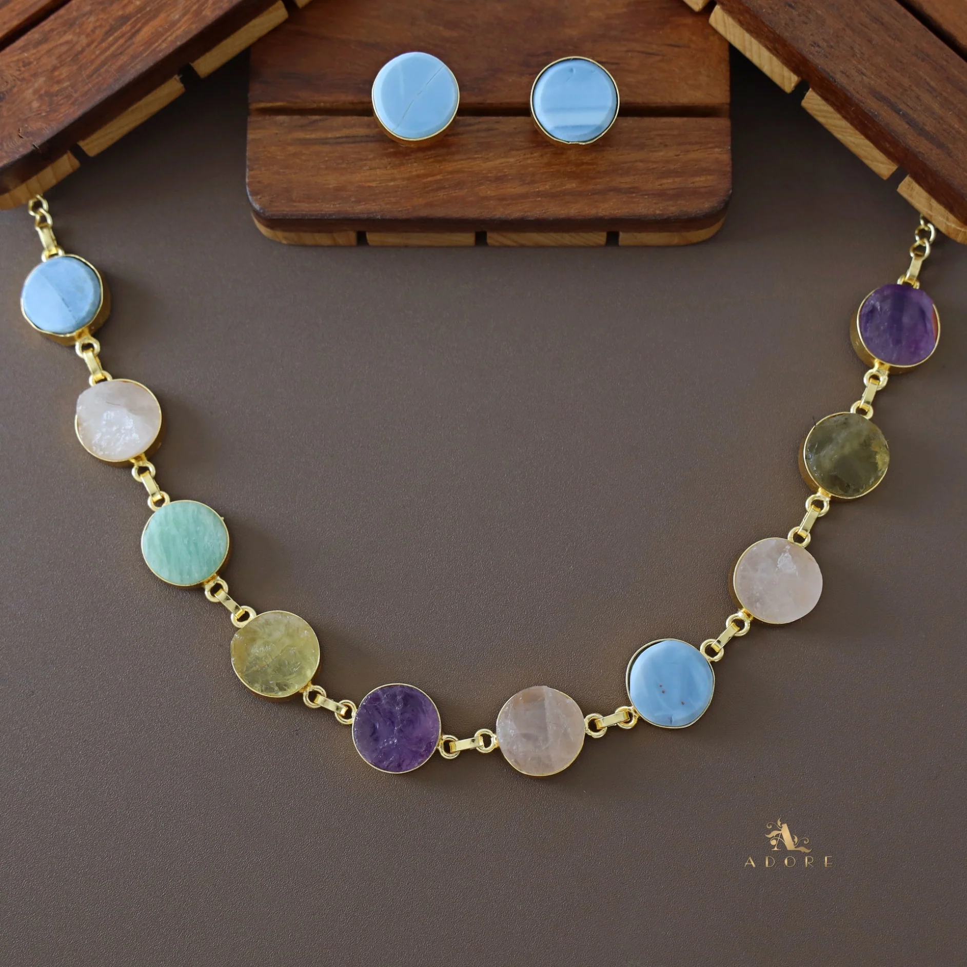 Hariksha Neckpiece with Earrings - Image 19