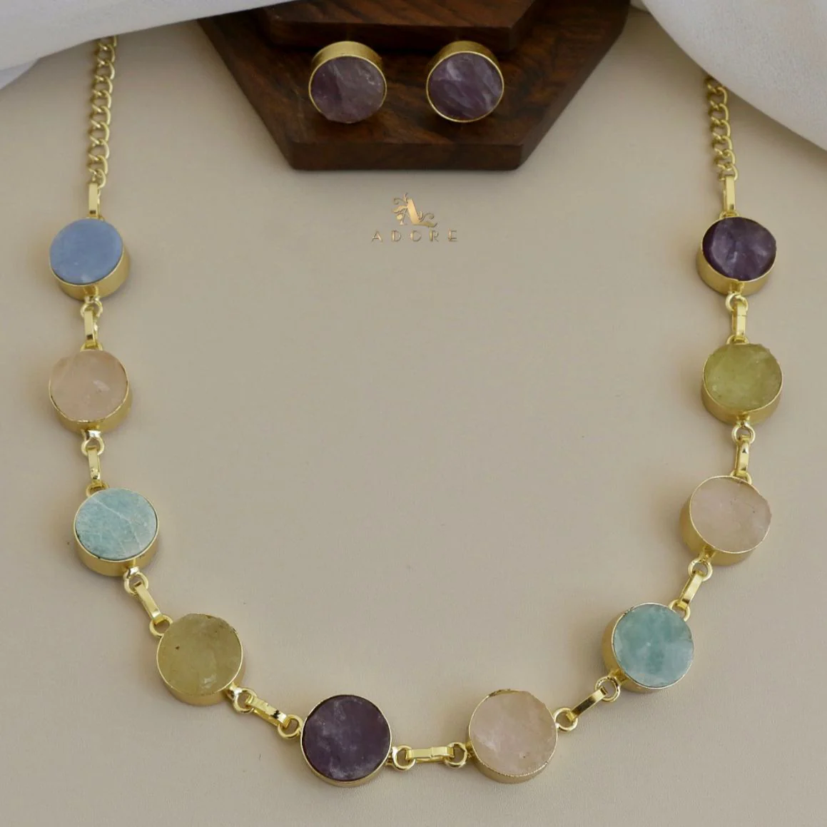 Hariksha Neckpiece with Earrings - Image 2
