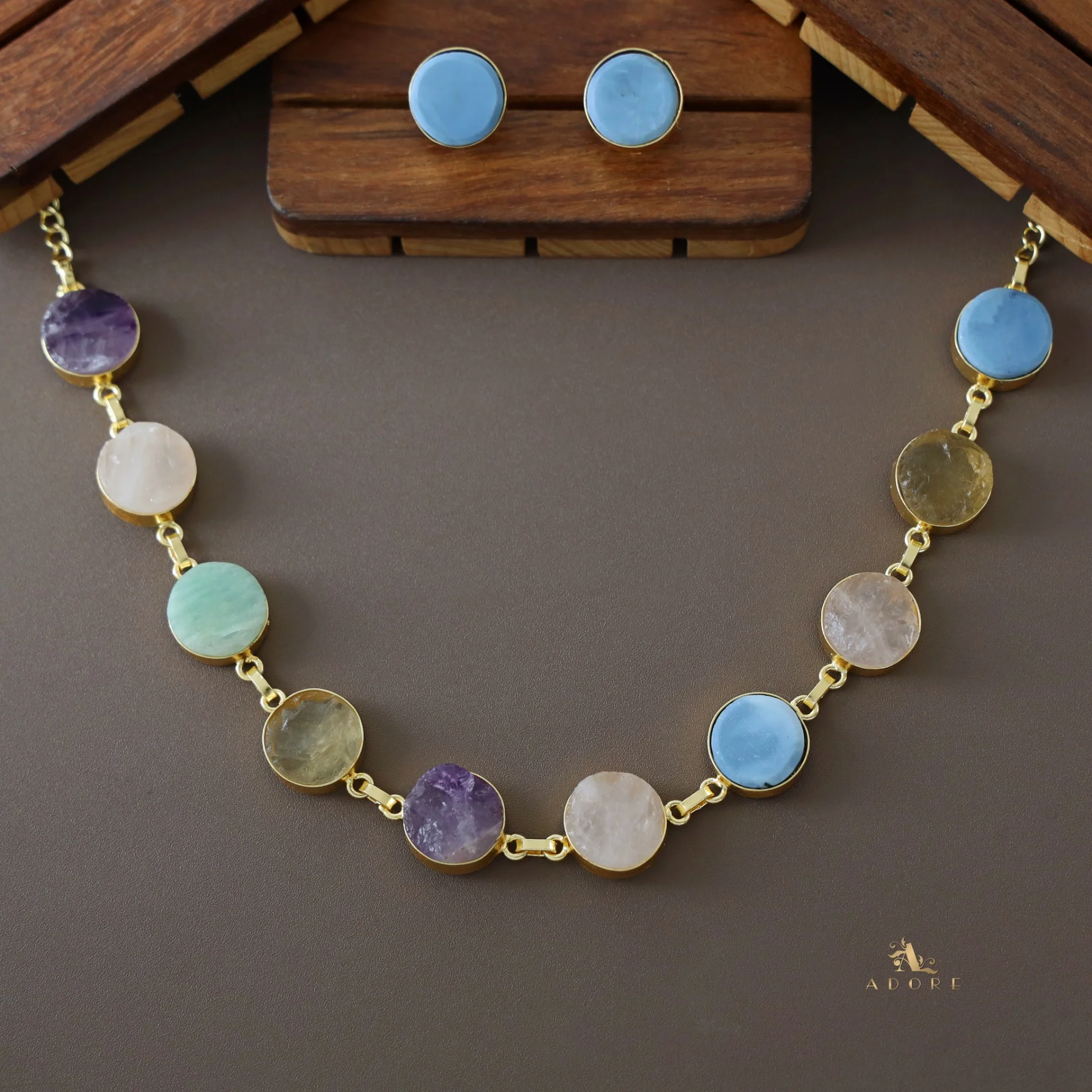 Hariksha Neckpiece with Earrings - Image 20