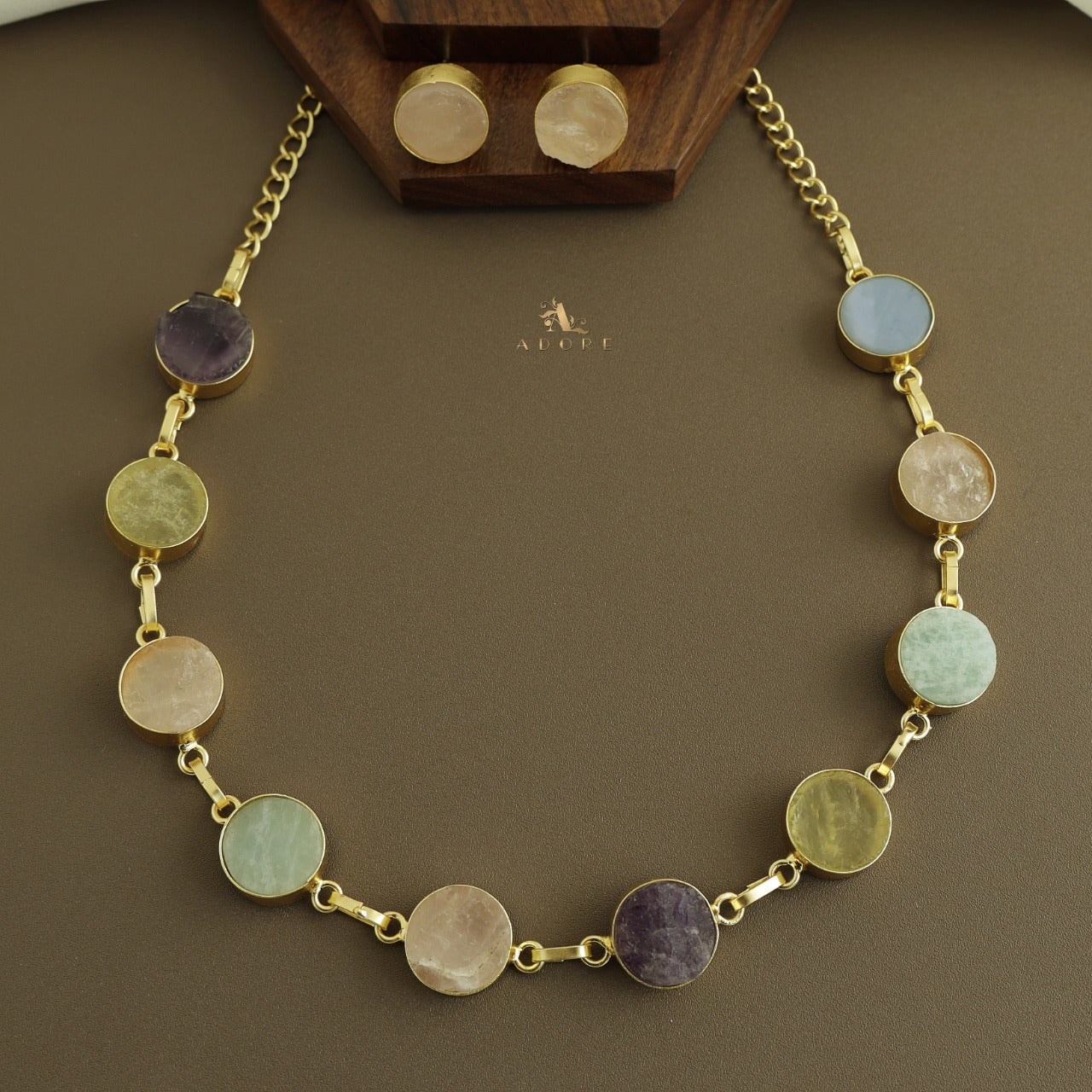 Hariksha Neckpiece with Earrings - Image 3