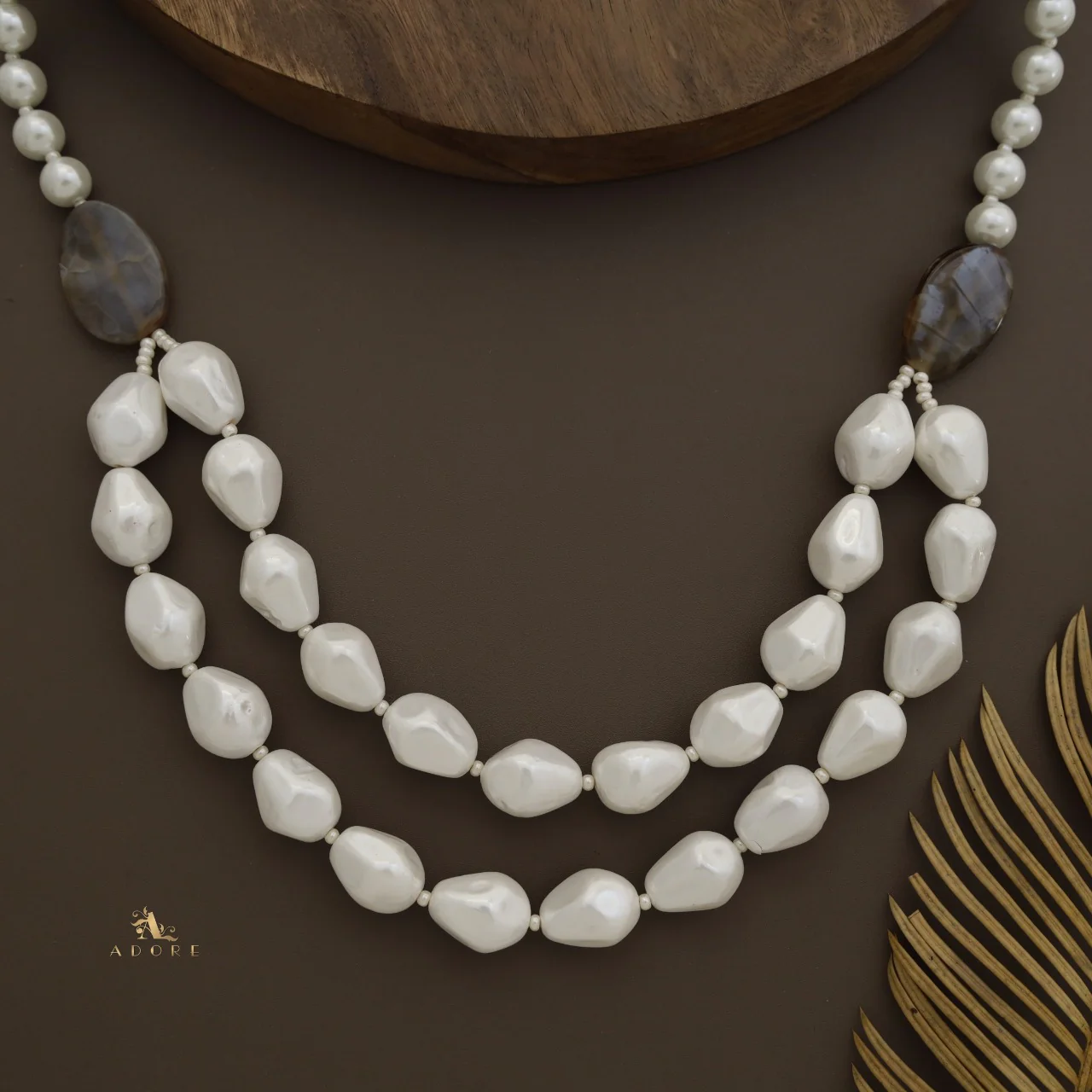 Harmonee Baroque Pearl Neckpiece - Image 3