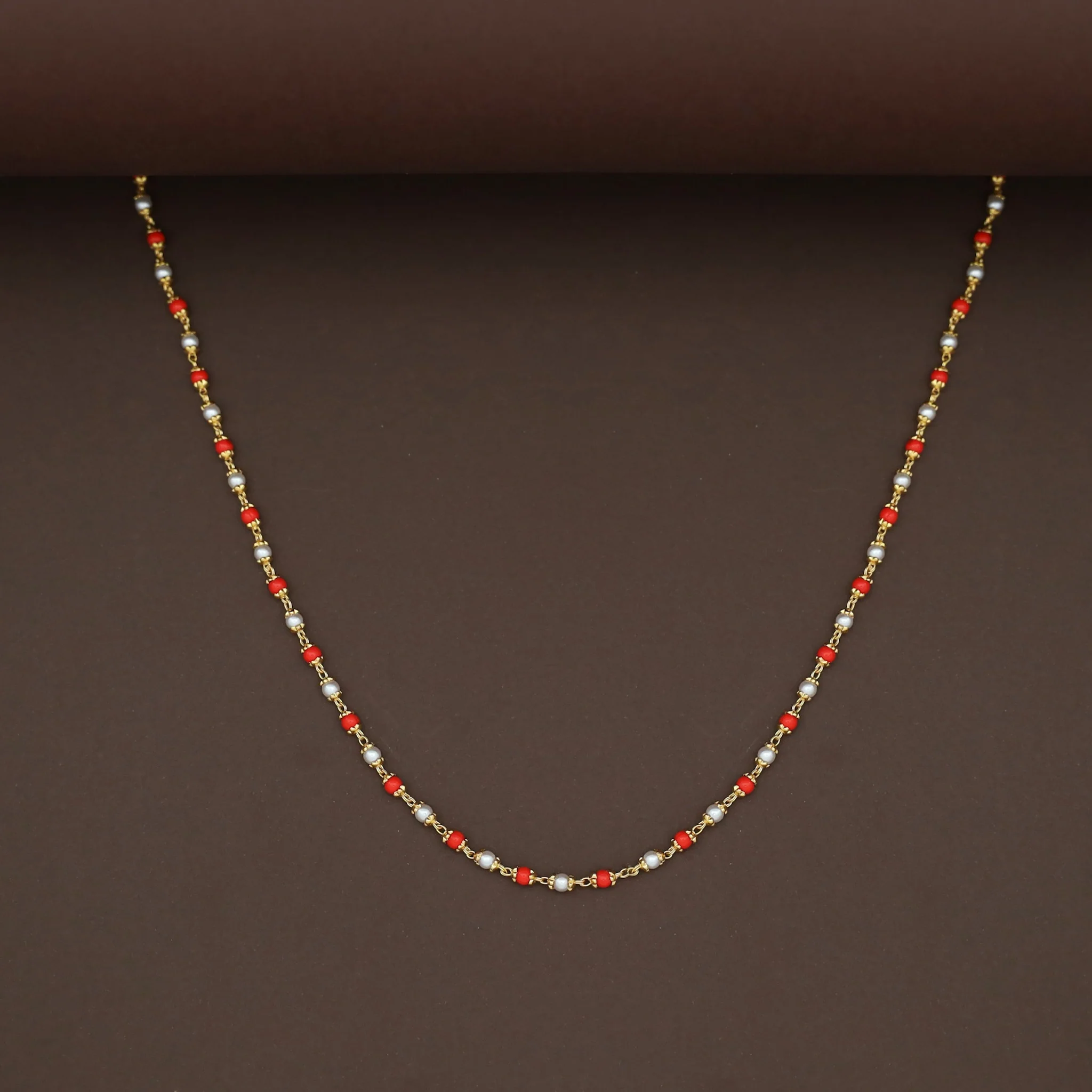 Harnika Pearl Beaded Neckpiece - Image 3