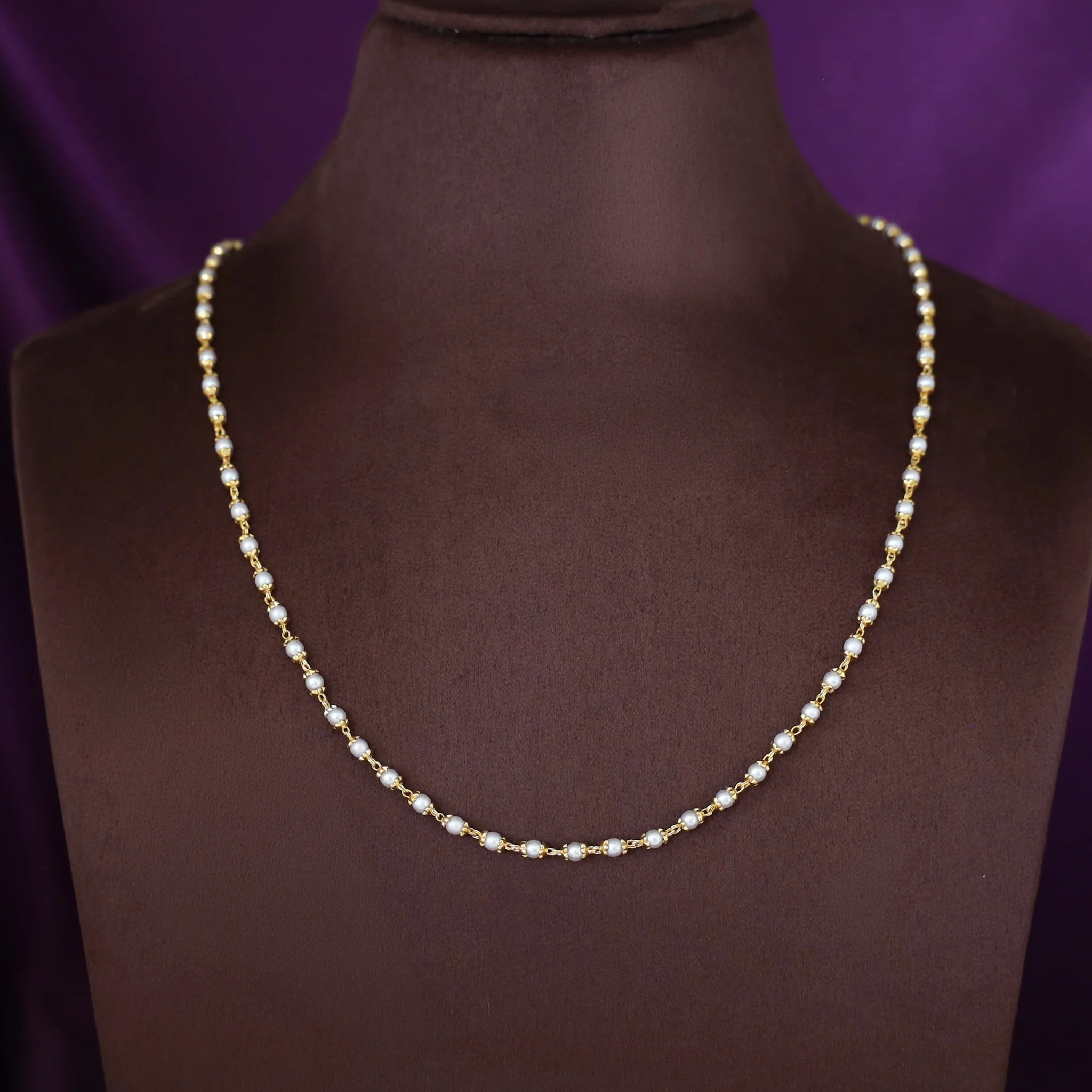 Harnika Pearl Beaded Neckpiece - Image 7