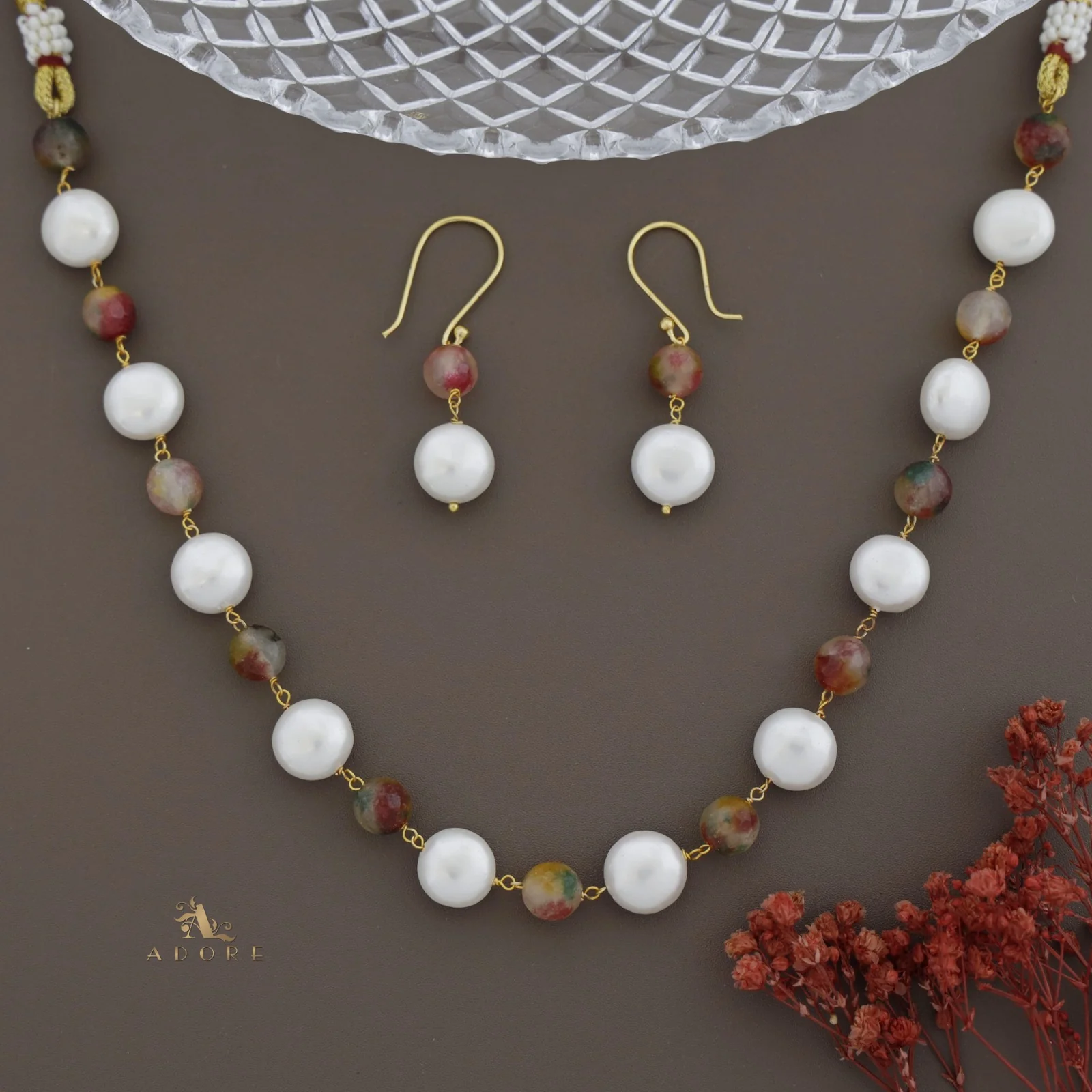 Harriet Pearl Neckpiece With Drop - Image 4