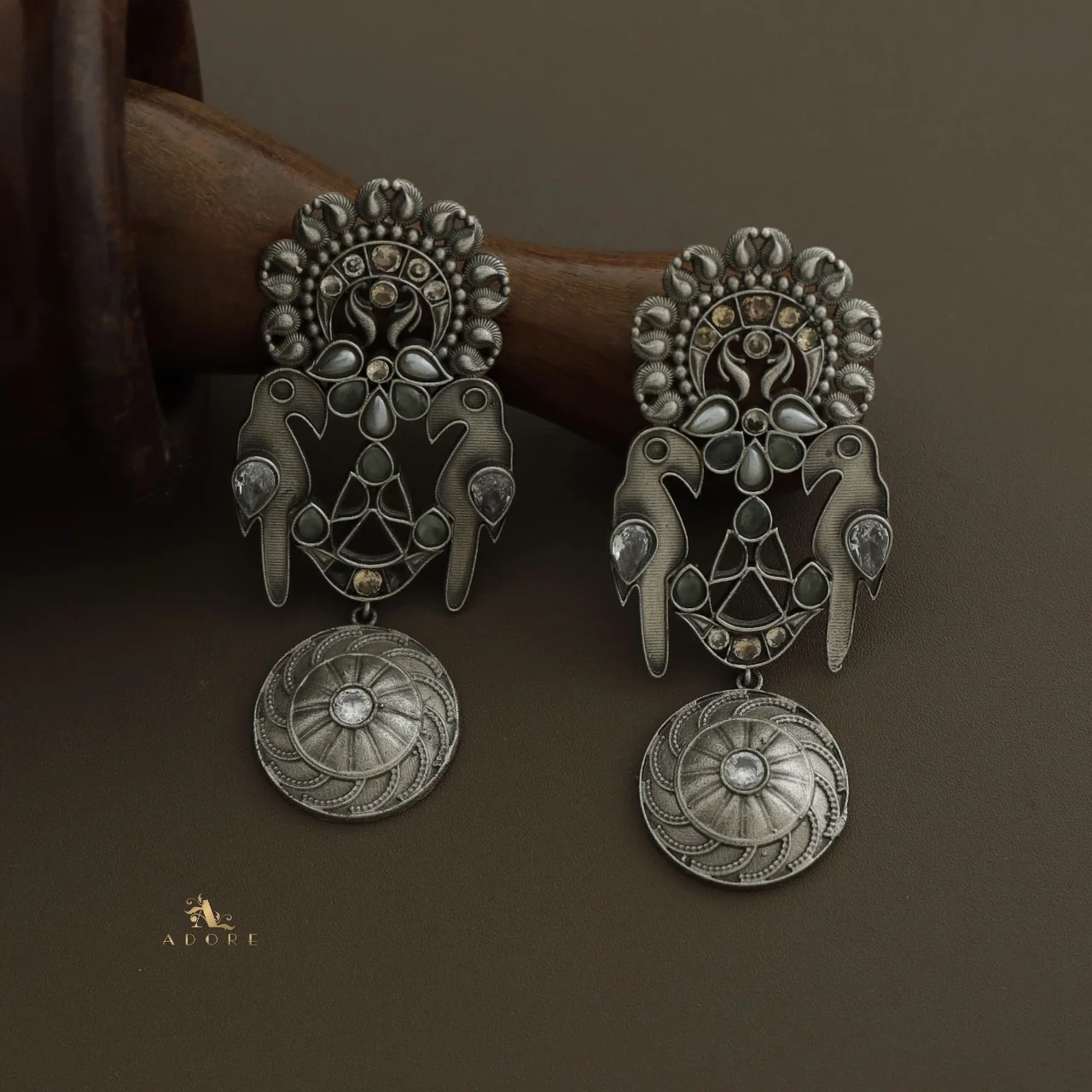 Haza Dual Bird Earring - Image 10