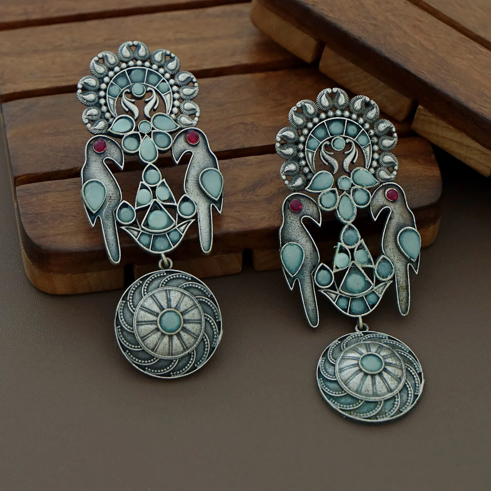 Haza Dual Bird Earring - Image 6
