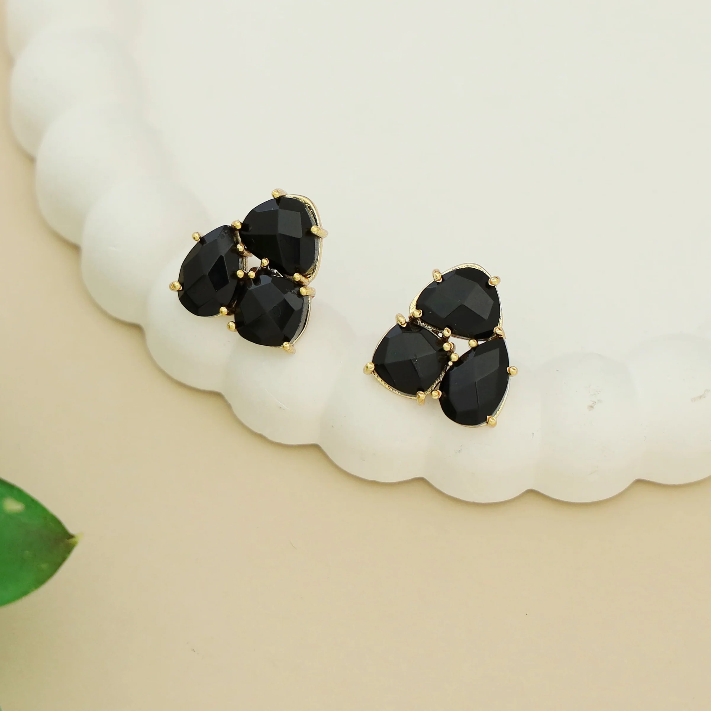 Haze Claw Tri Glossy Stone Stud - Image 6