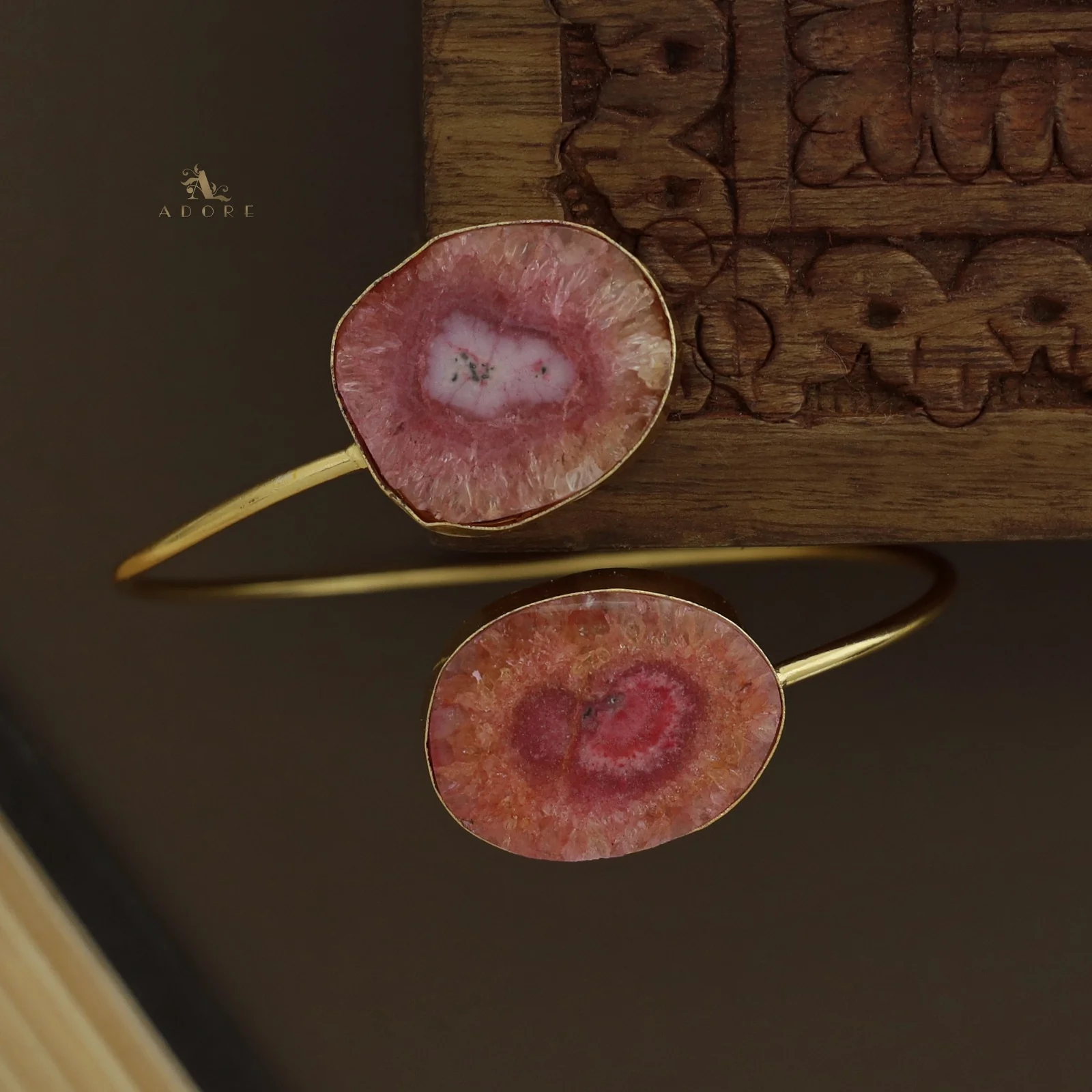 Hem Dual Solar Agate Bangle - Image 20