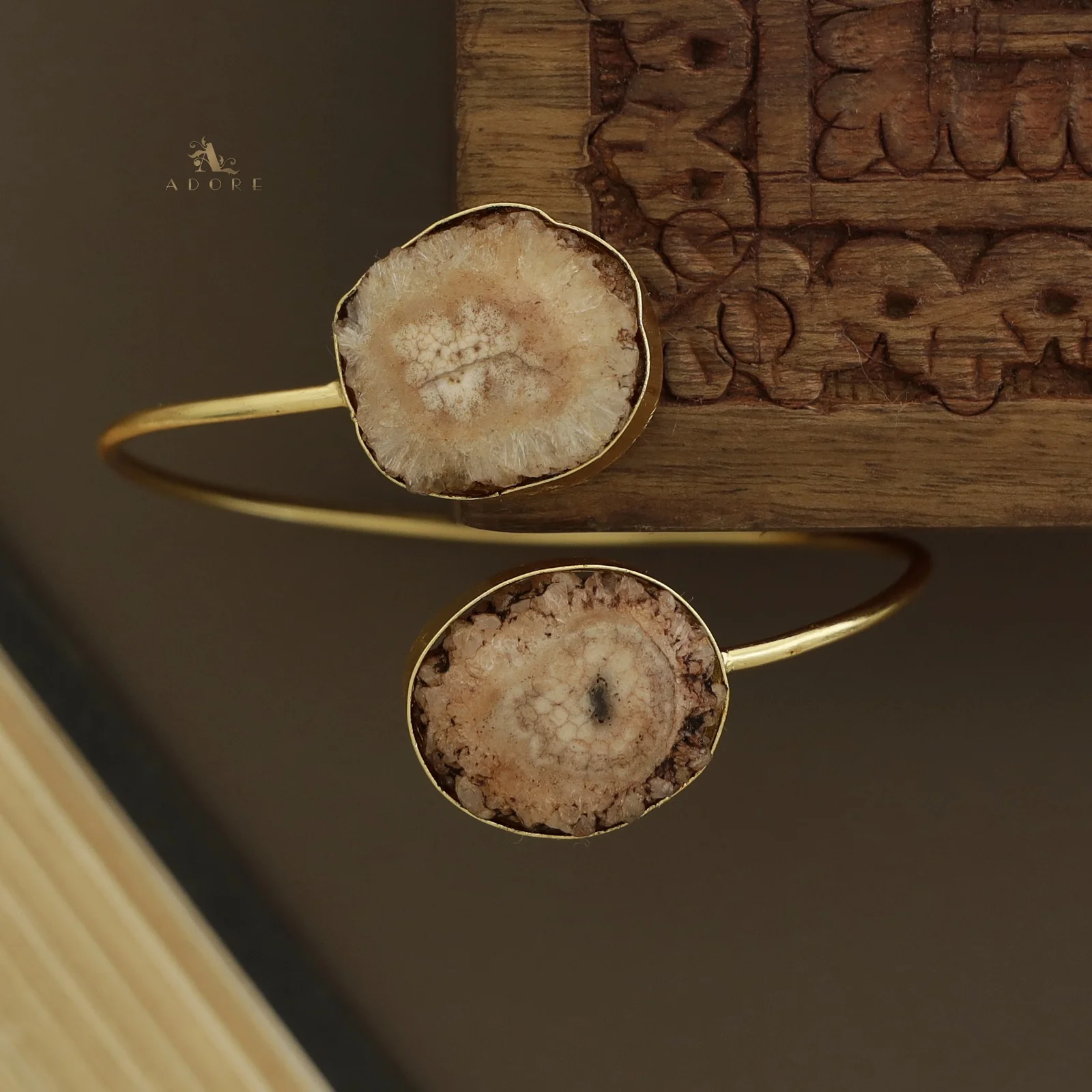 Hem Dual Solar Agate Bangle - Image 27