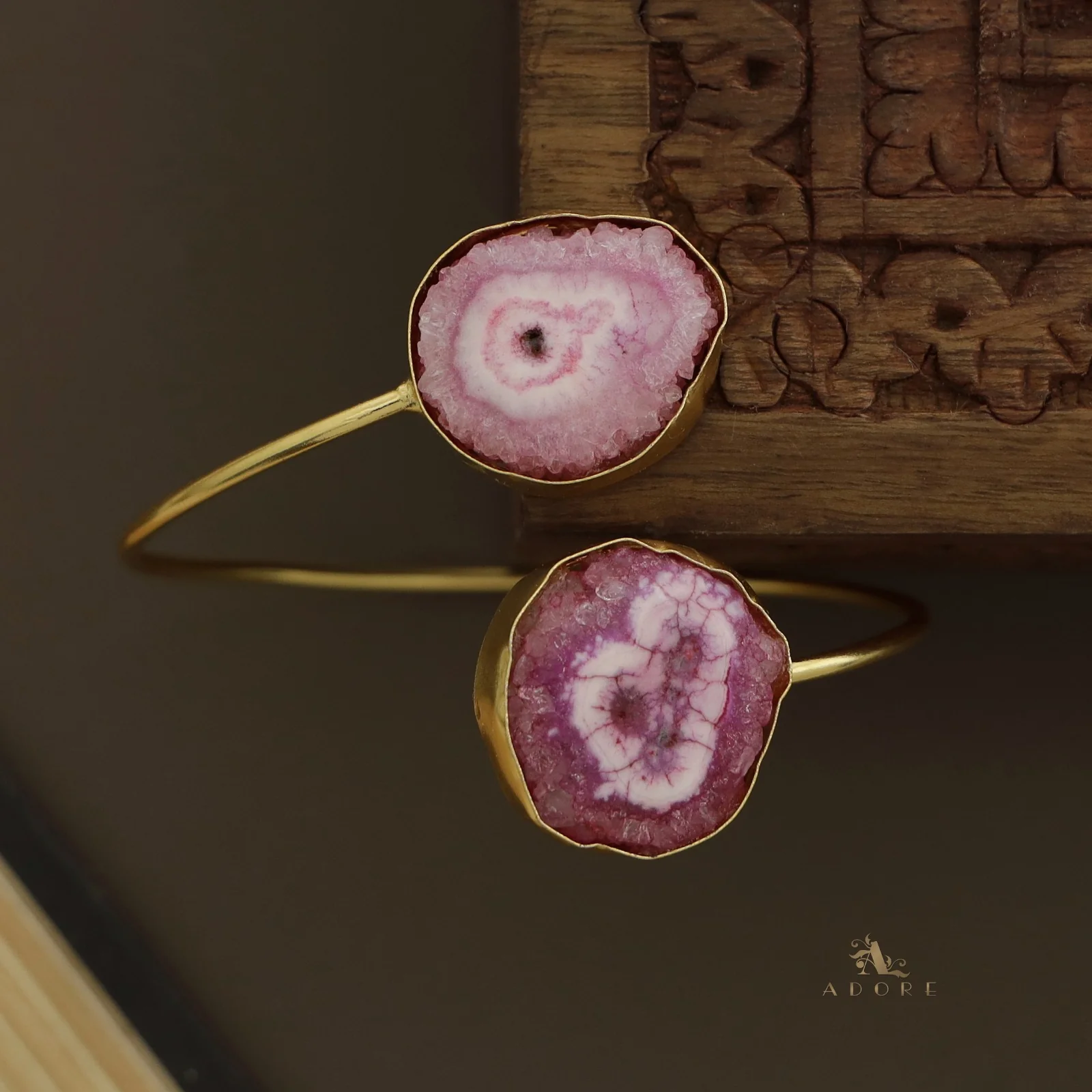 Hem Dual Solar Agate Bangle - Image 31