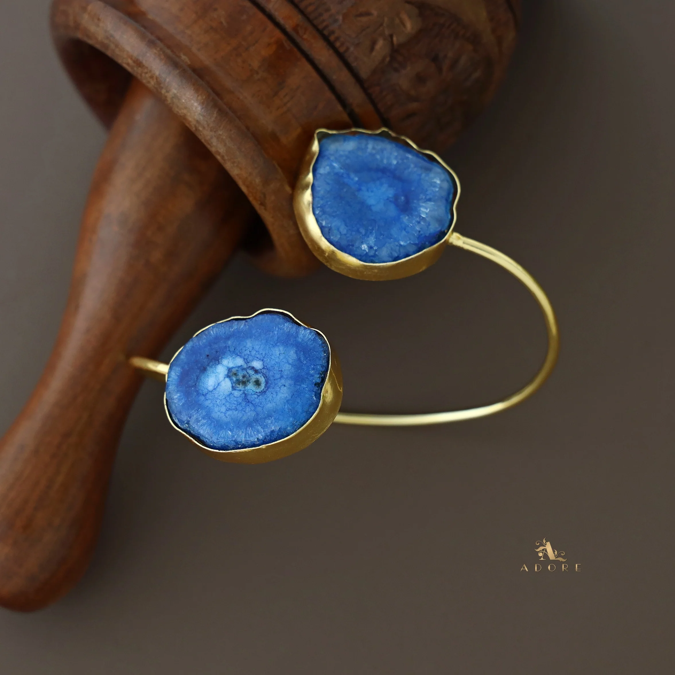 Hem Dual Solar Agate Bangle - Image 36