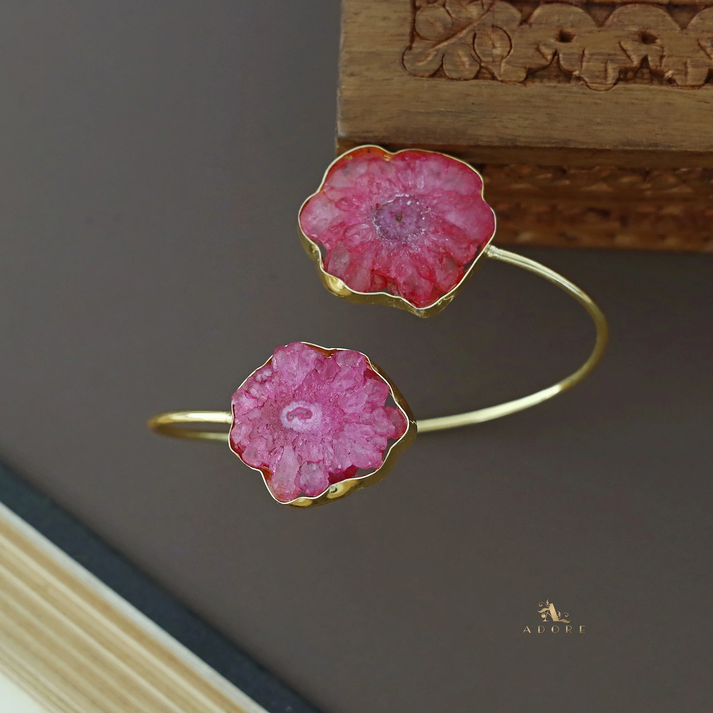 Hem Dual Solar Agate Bangle - Image 44