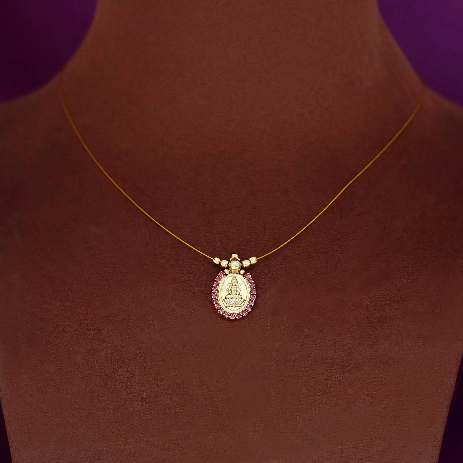 Himani Devi Pendant String Neckpiece - Image 5