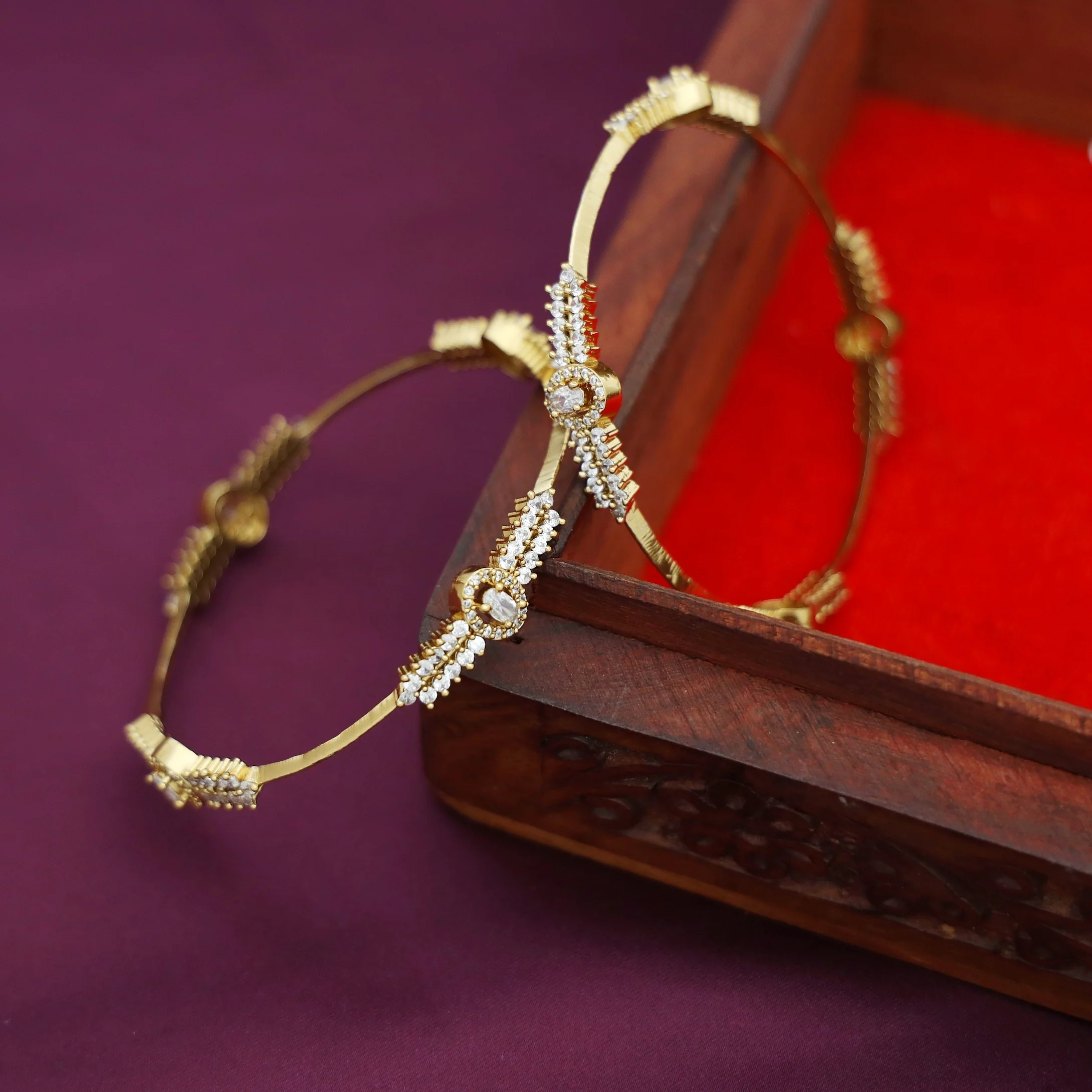 Imani AD Stone Bangle ( Set Of 2) - Image 4