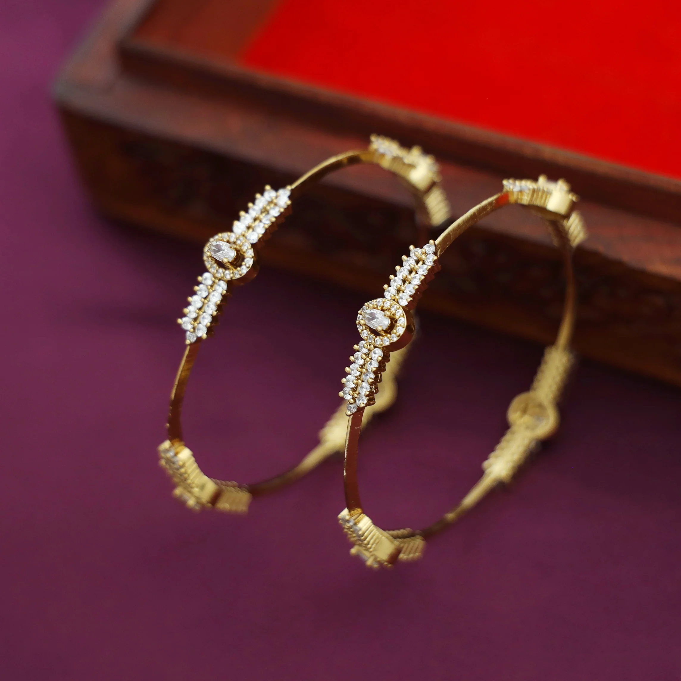 Imani AD Stone Bangle ( Set Of 2) - Image 5