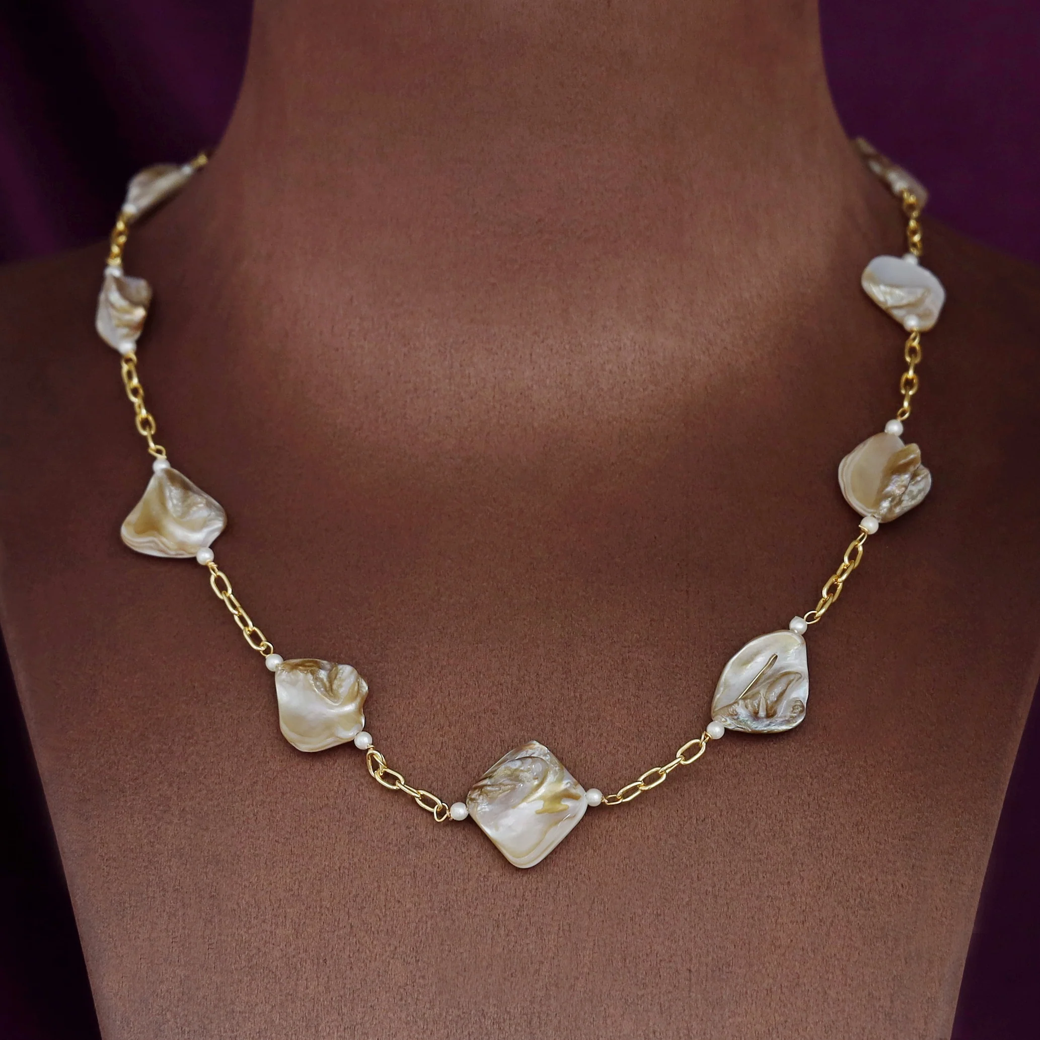Ivanika Pearl Baroque Neckpiece - Image 2