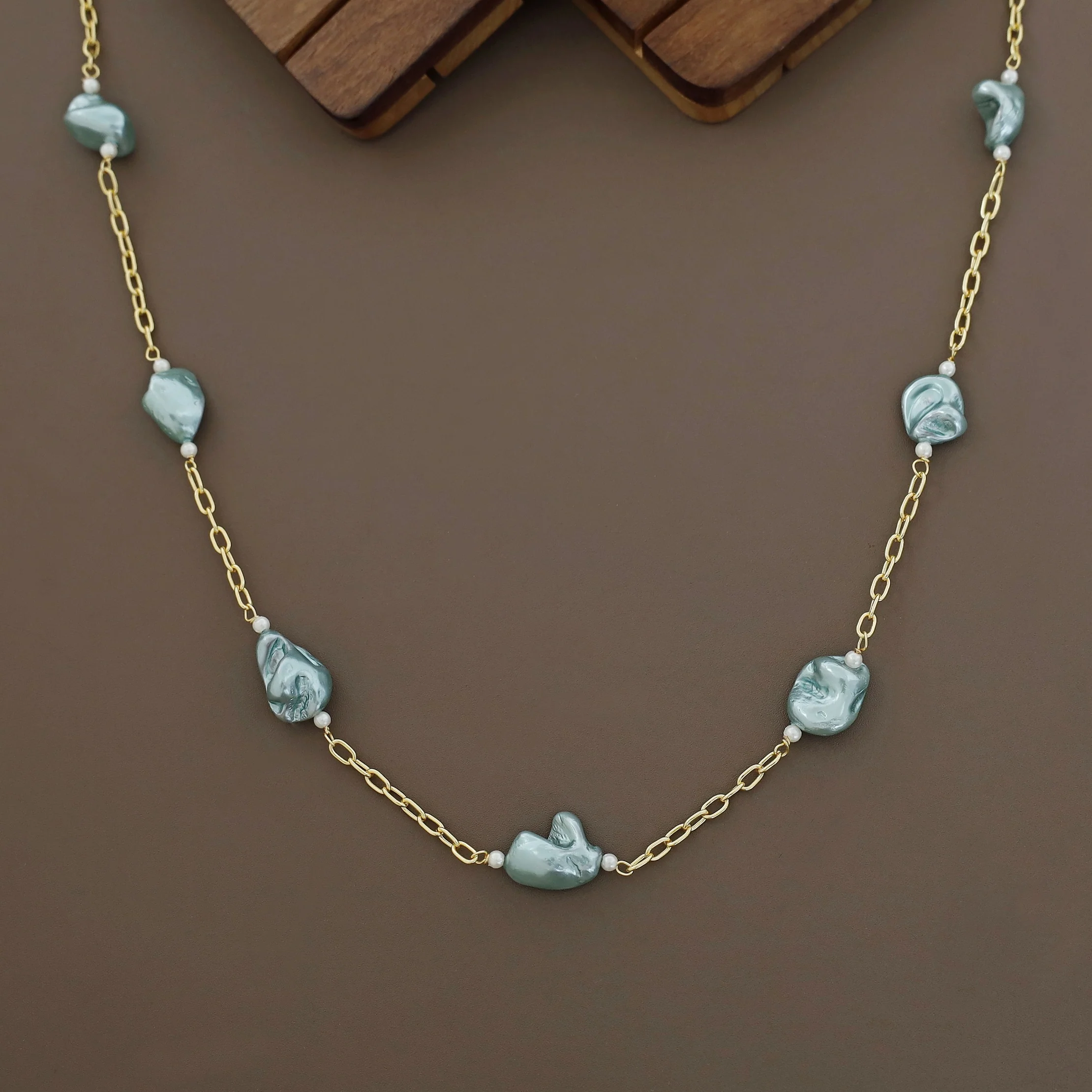 Ivanika Pearl Baroque Neckpiece - Image 3