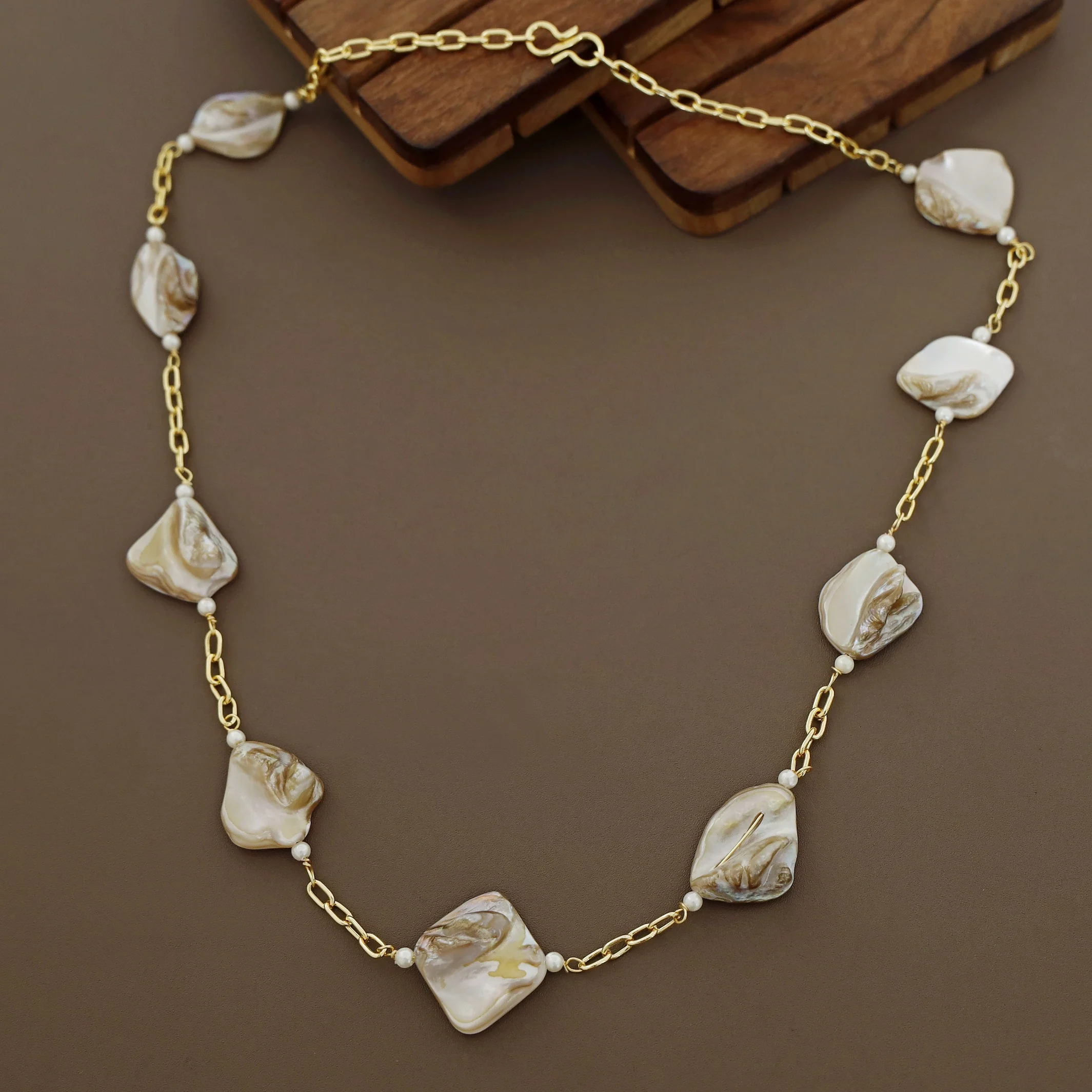 Ivanika Pearl Baroque Neckpiece - Image 4