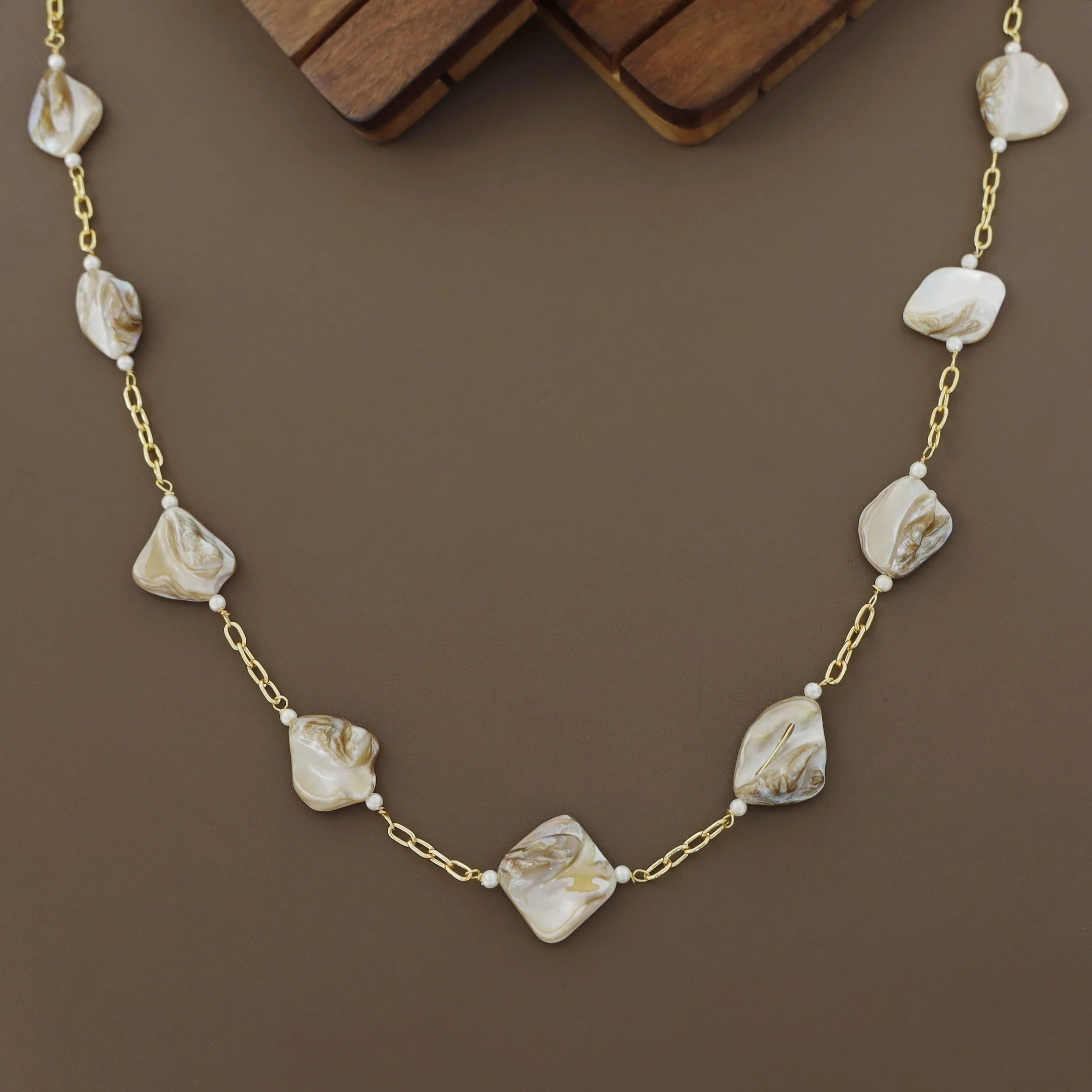 Ivanika Pearl Baroque Neckpiece - Image 5