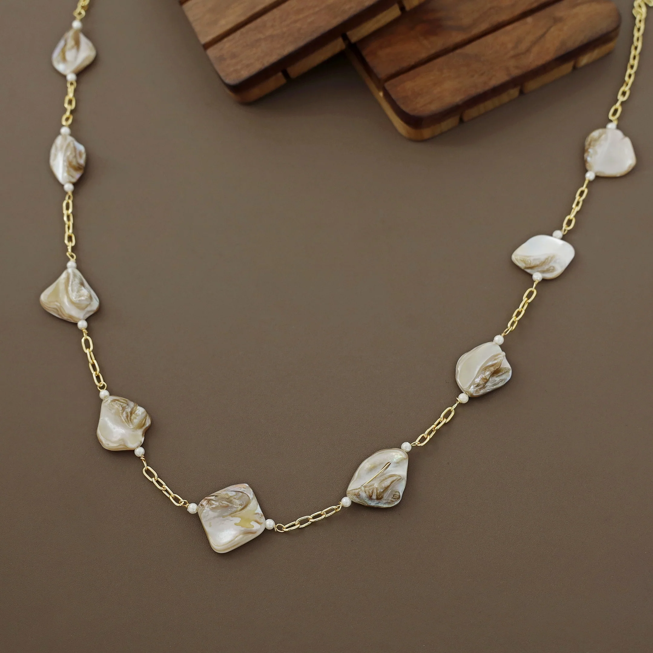 Ivanika Pearl Baroque Neckpiece - Image 6
