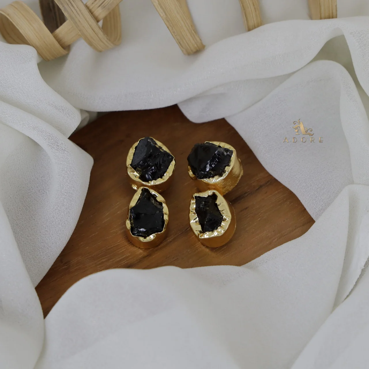 Ivona Dual Raw Stone Earring - Image 21
