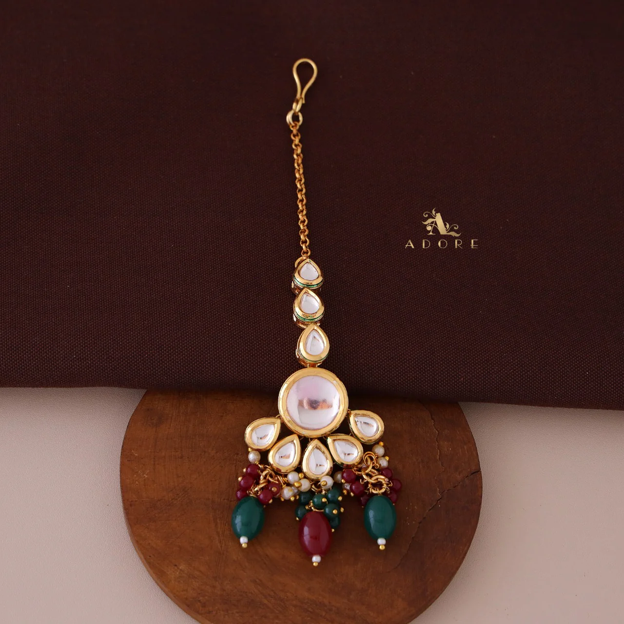 Jaanviya Kundan Choker Bridal Set - Image 7