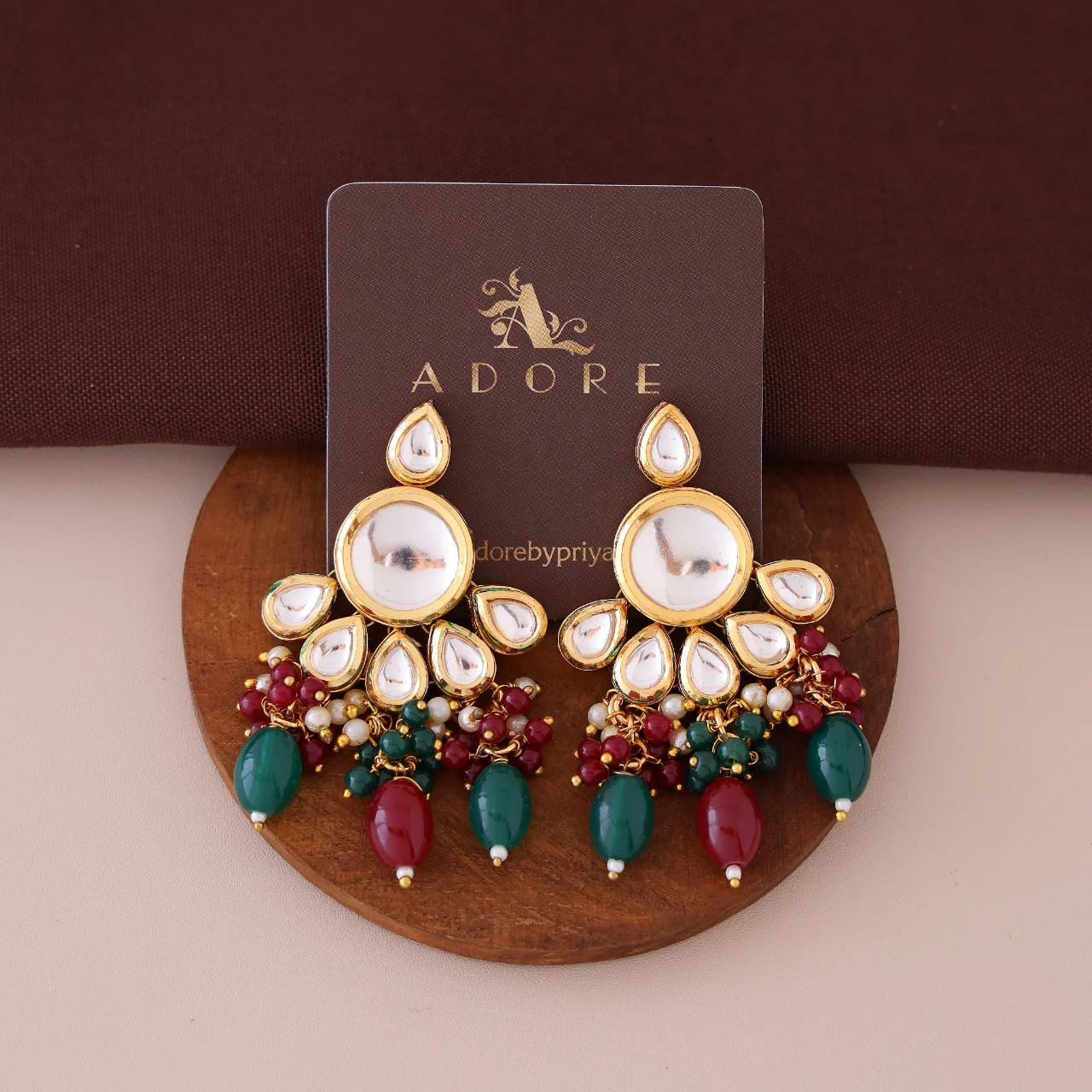Jaanviya Kundan Choker Bridal Set - Image 8