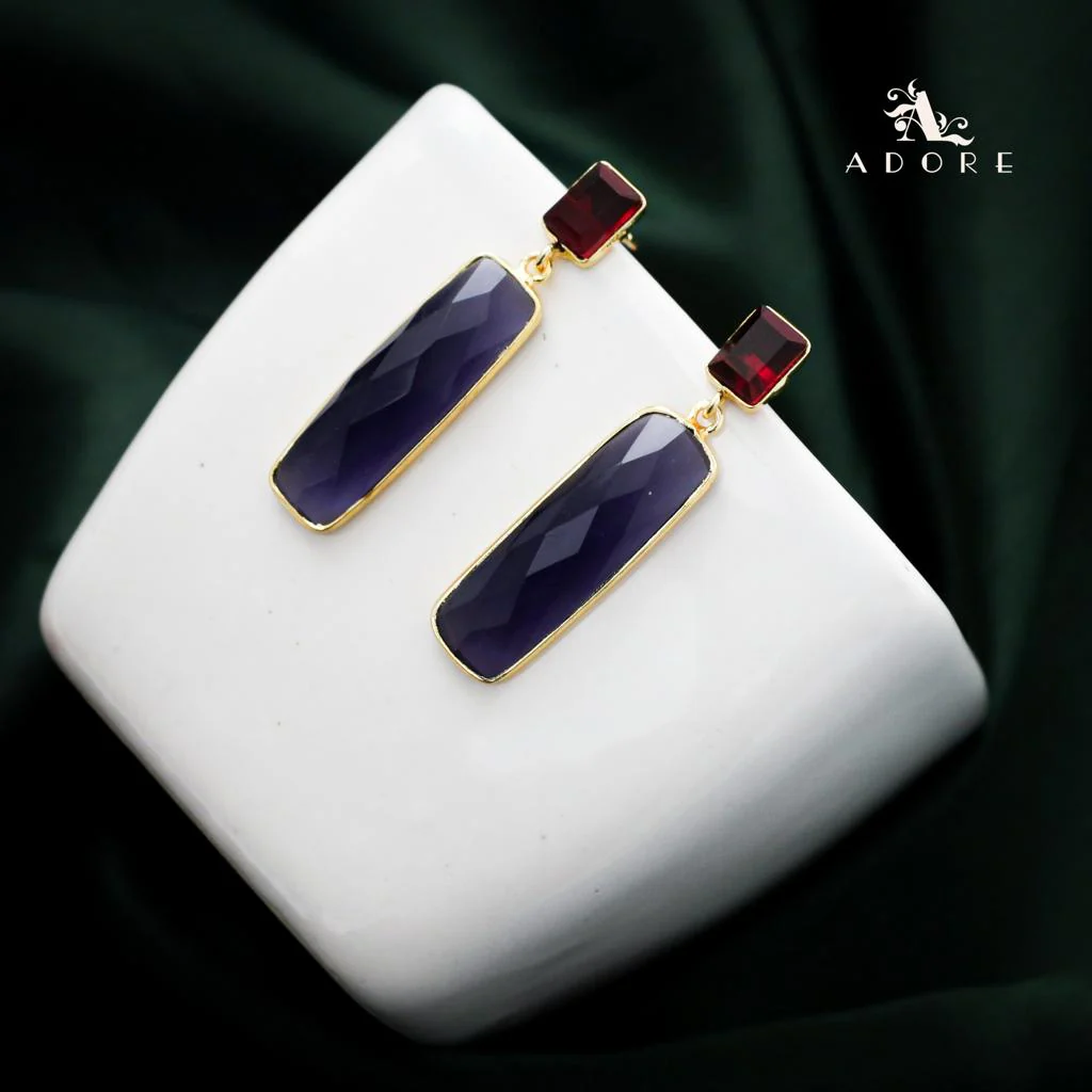 Jaarvi Dual Rectangle Earring - Image 12