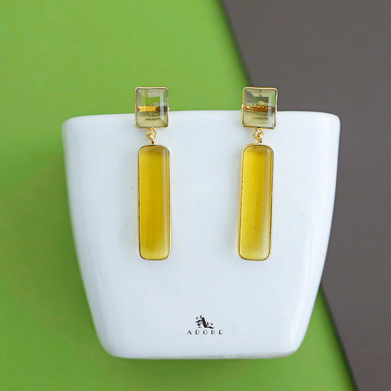 Jaarvi Dual Rectangle Earring - Image 15