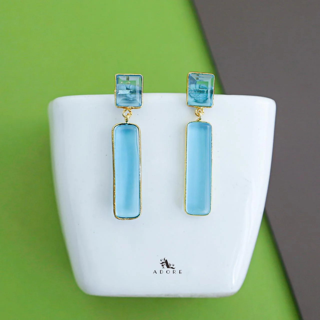 Jaarvi Dual Rectangle Earring - Image 16
