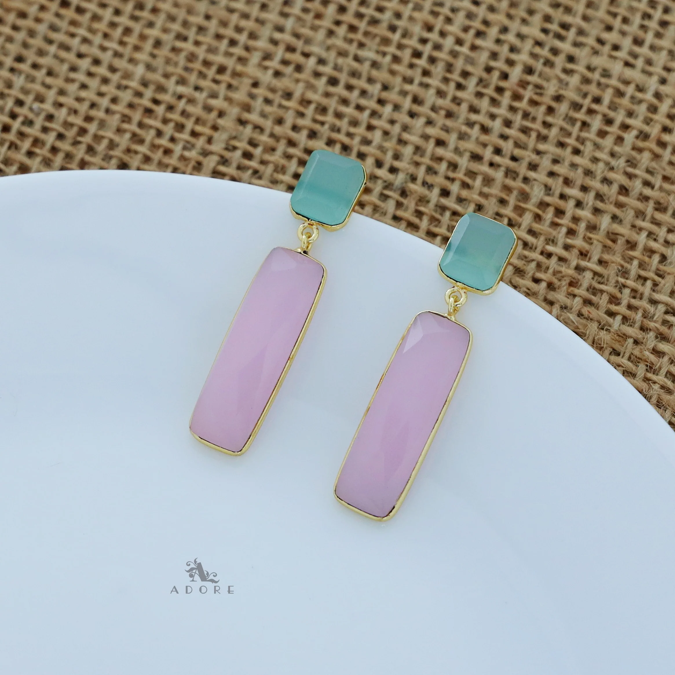 Jaarvi Dual Rectangle Earring - Image 20