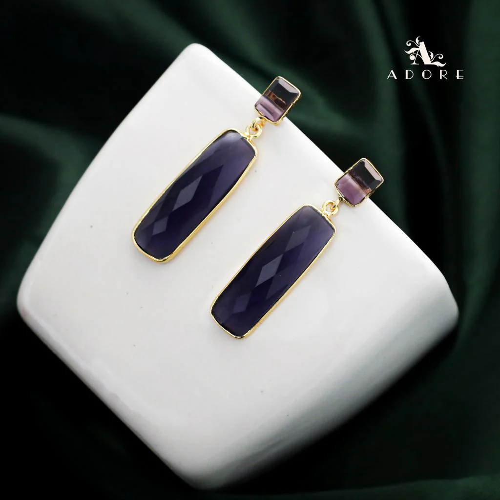 Jaarvi Dual Rectangle Earring - Image 4