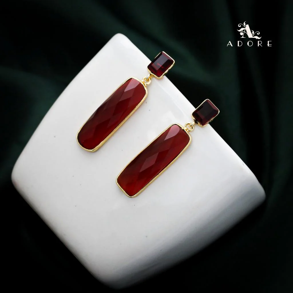 Jaarvi Dual Rectangle Earring - Image 8